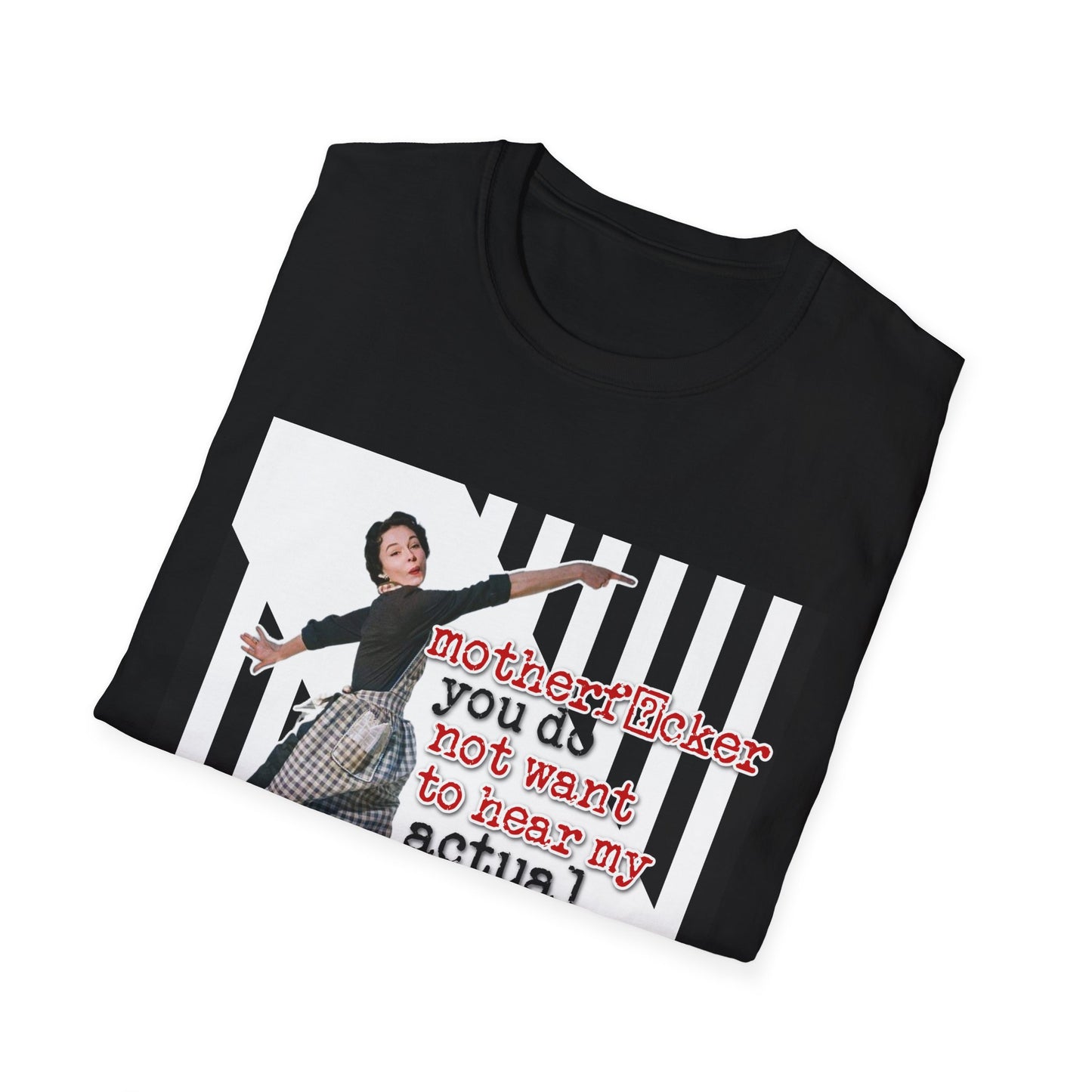 'my ACTUAL opinion' - Retro Humor T-Shirt -