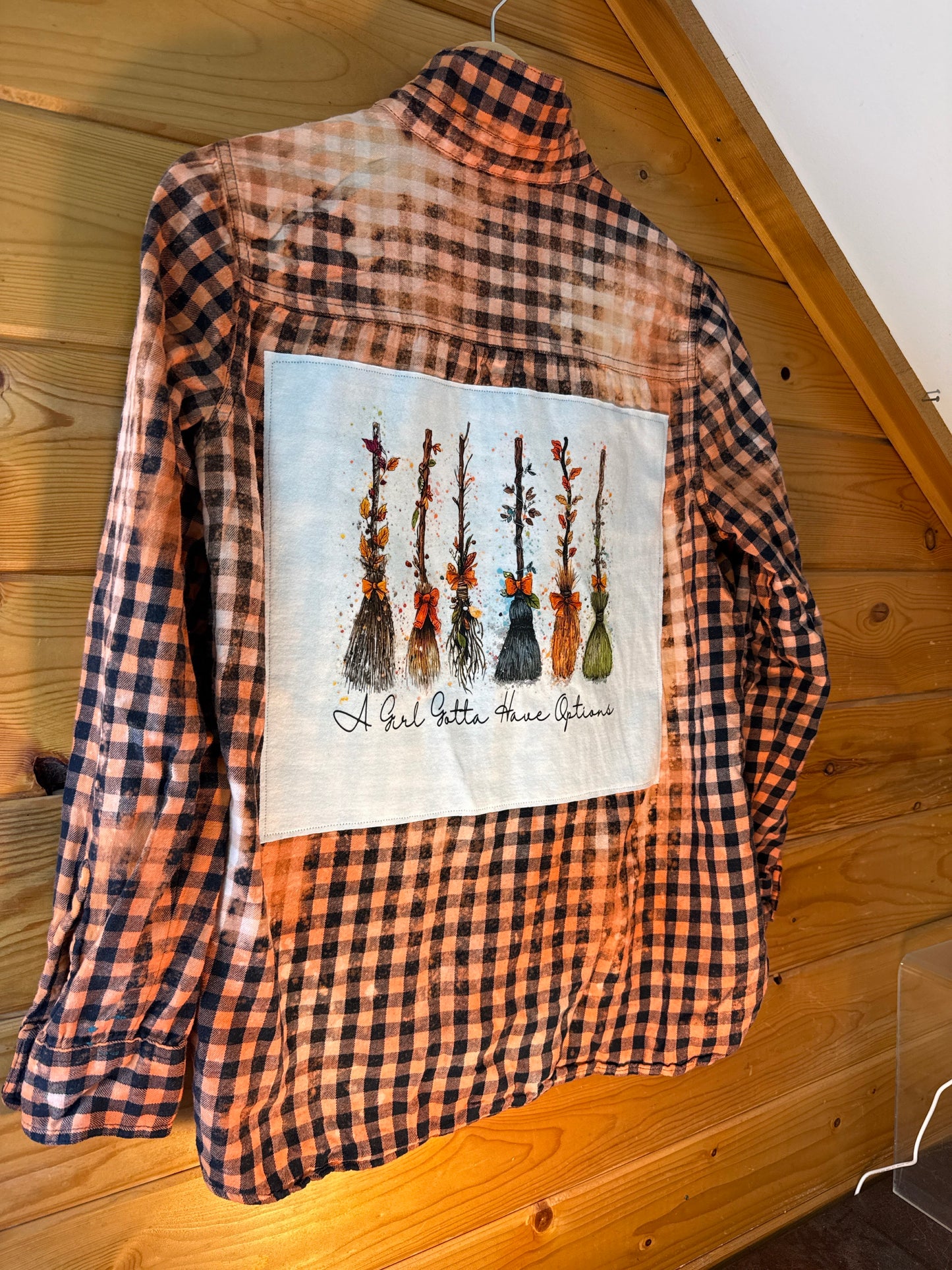 A Girl’s Gotta Have Options Flannel
