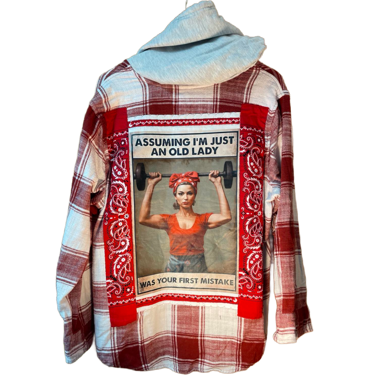 Just an Old Lady? Big Mistake Flannel