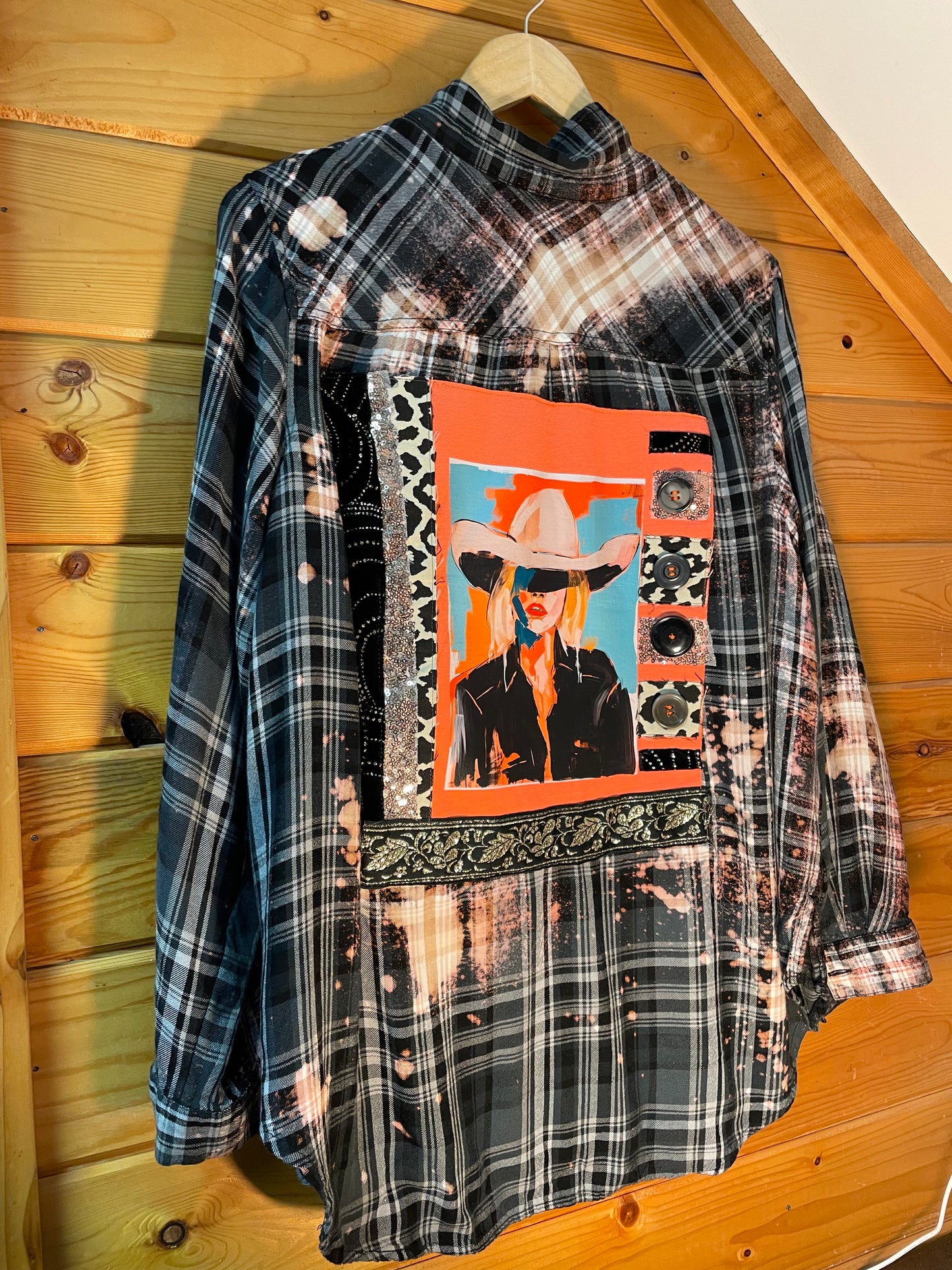 Cowgirl ‘Painted West’ Flannel