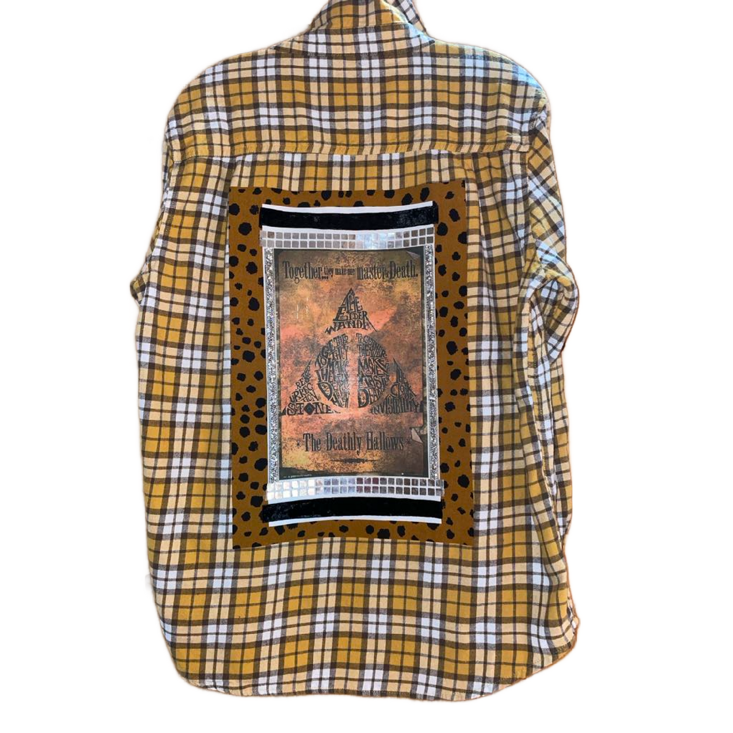 Harry's shirt - the deathly hallows