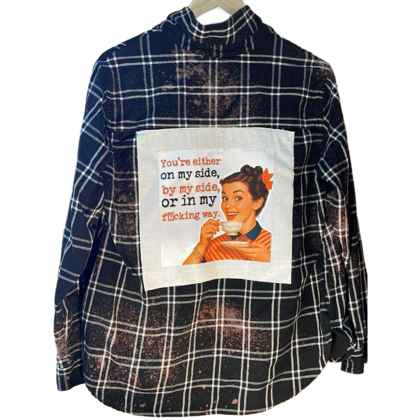 Get Outta My Way ‘Black Plaid’ Flannel