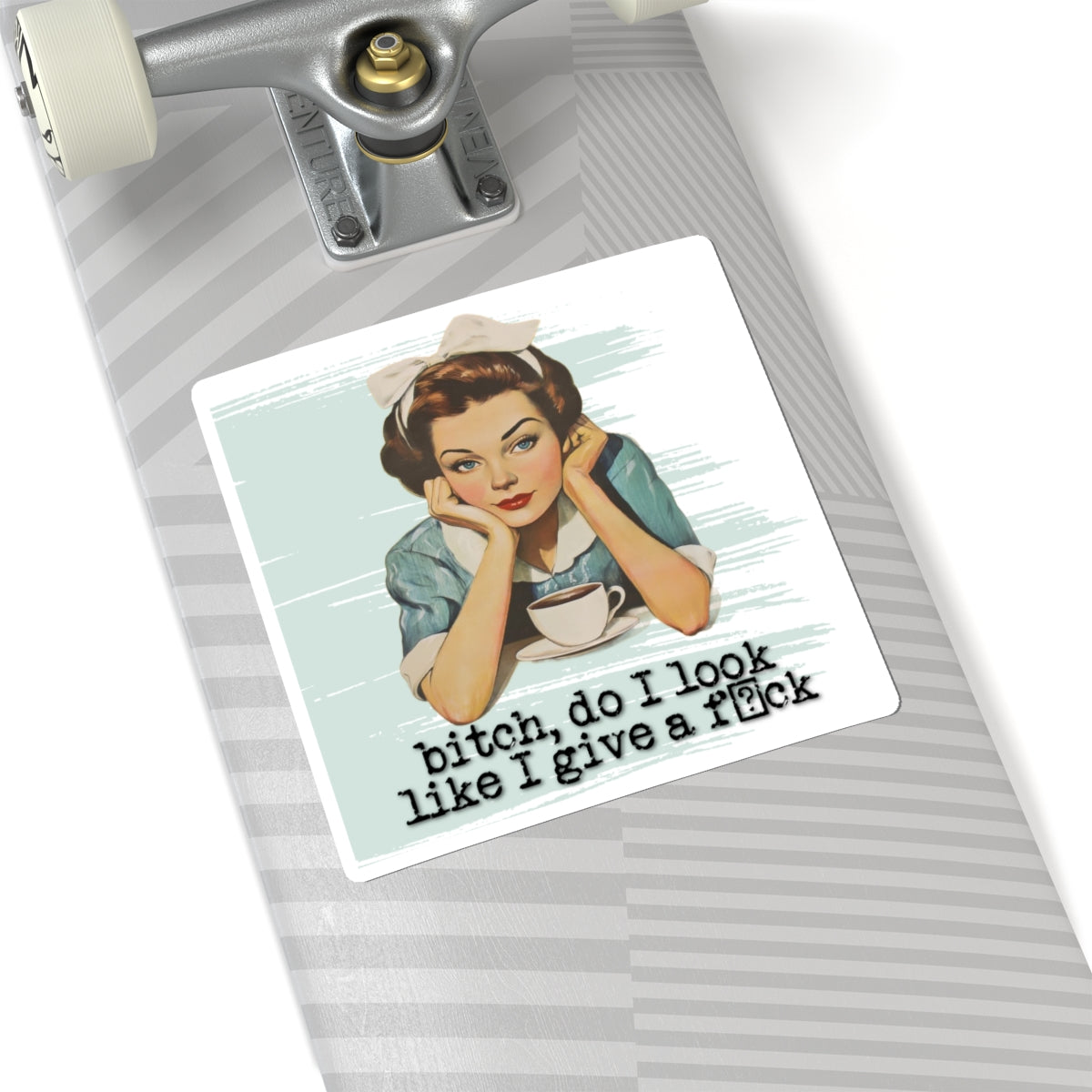 'did I ASK you?' - Vintage Vibe Kiss-Cut Stickers