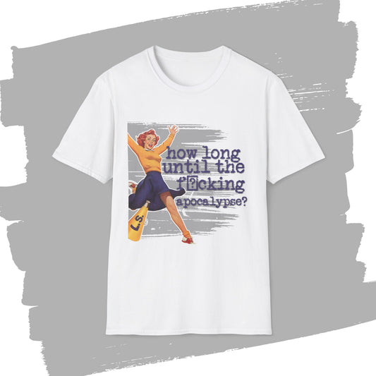 "How long?" - Retro Humor T-Shirt -