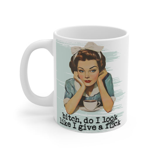 "do I look like" - Retro Humor Mug – Fun Coffee Cup for Gifts