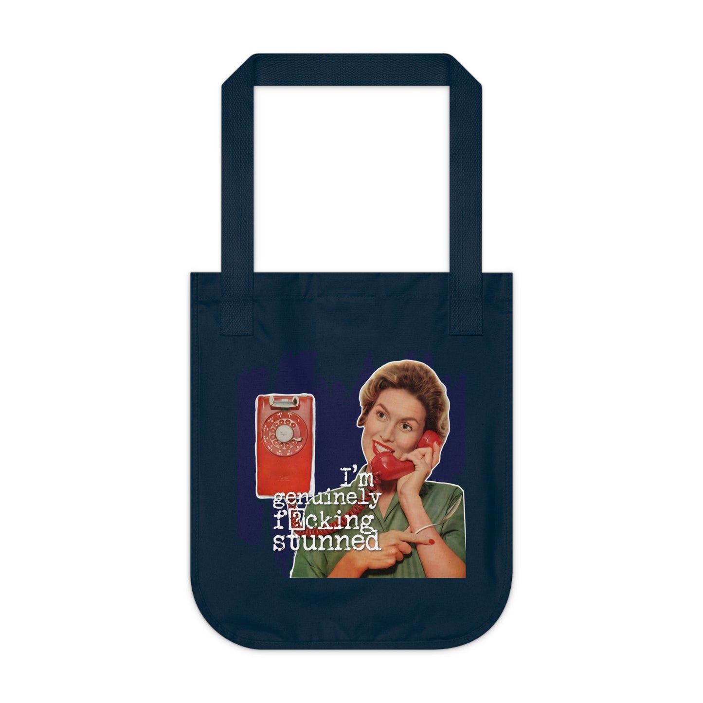 'GENUINELY stunned' - Vintage-Inspired Organic Canvas Tote Bag