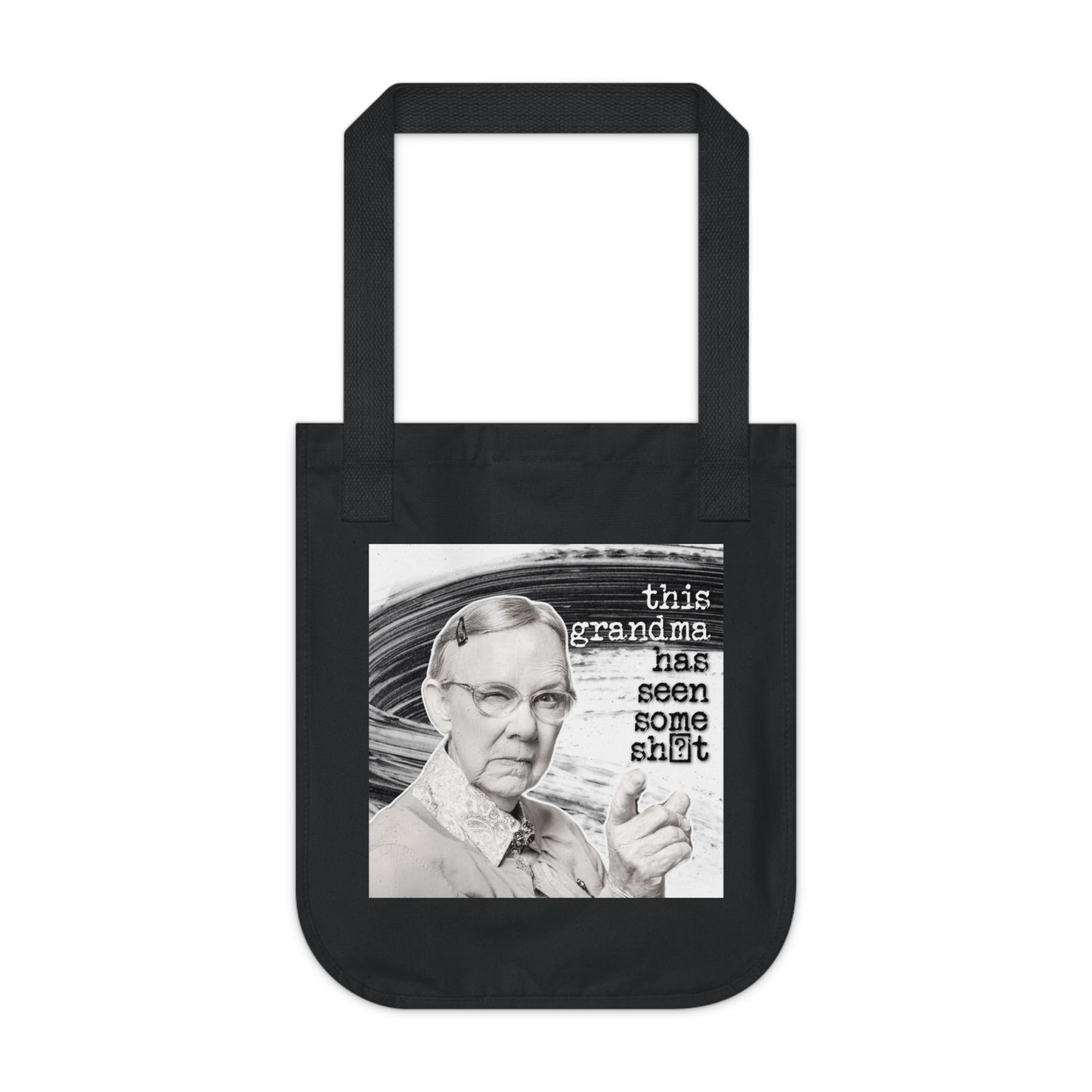 'This GRANDMA has seen some' - Vintage-Inspired Organic Canvas Tote Bag