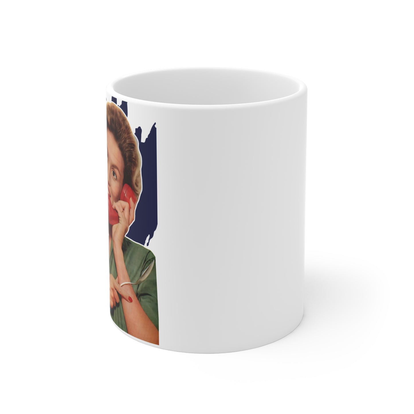 "GENUINELY stunned" - Retro Humor Mug – Fun Coffee Cup for Gifts