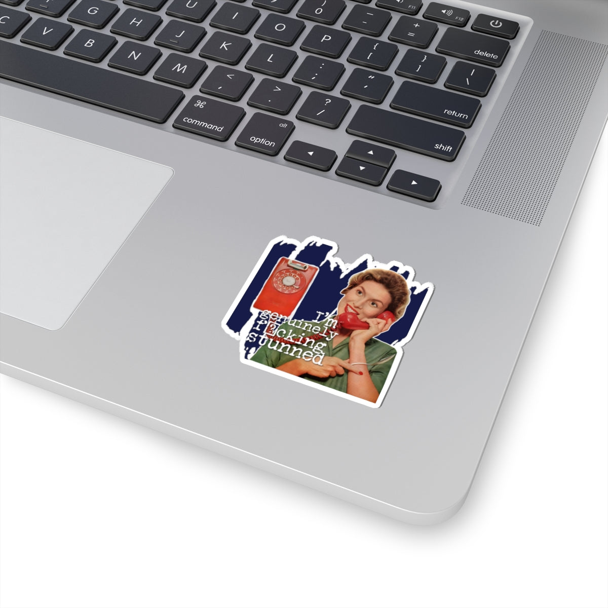 'GENUINELY stunned' - Vintage Vibe Kiss-Cut Stickers