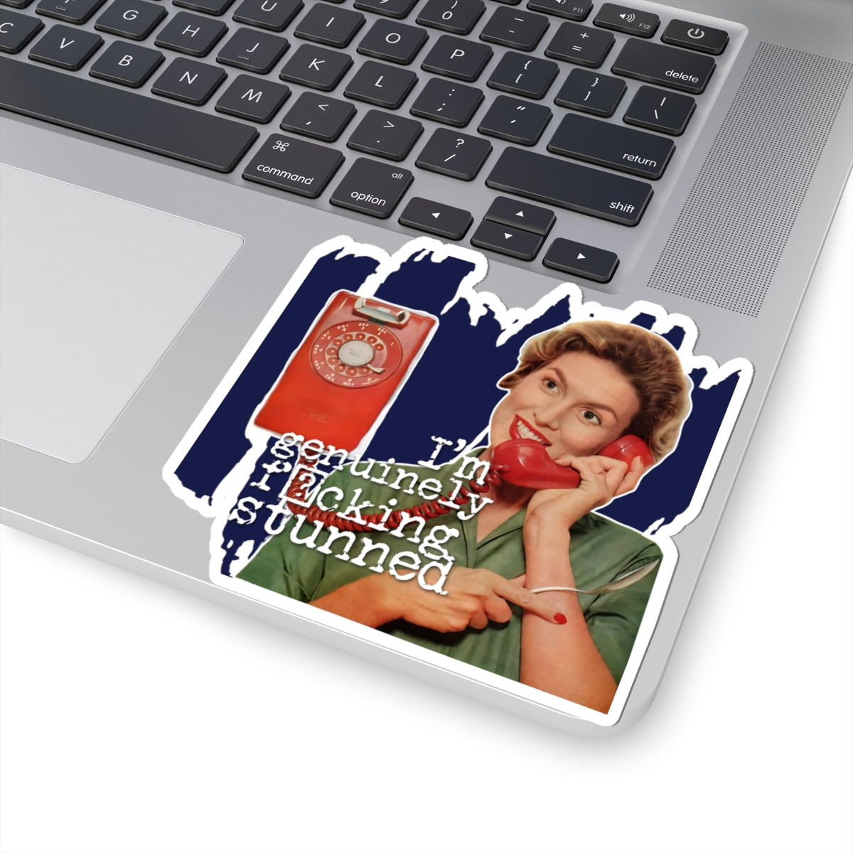 'GENUINELY stunned' - Vintage Vibe Kiss-Cut Stickers