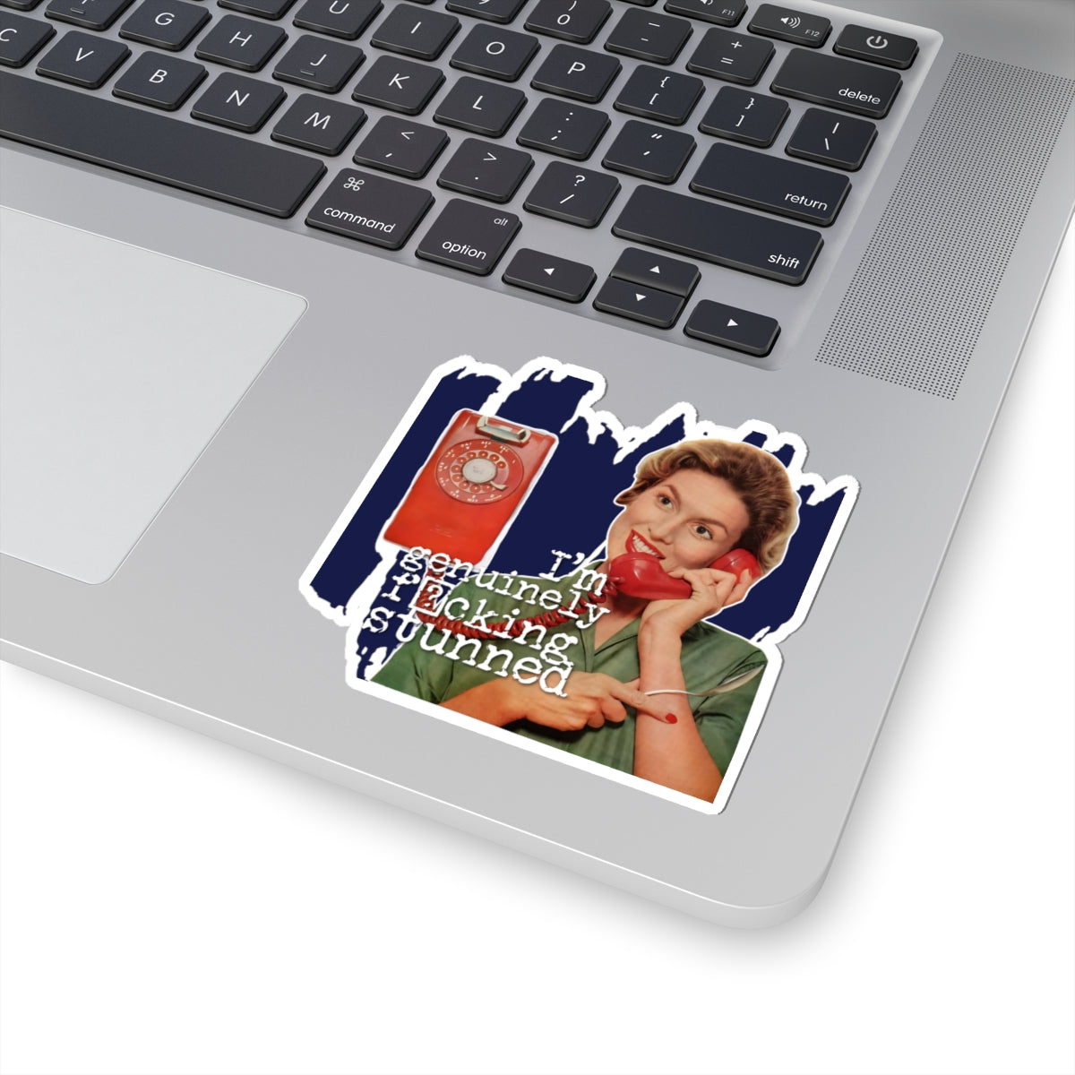 'GENUINELY stunned' - Vintage Vibe Kiss-Cut Stickers