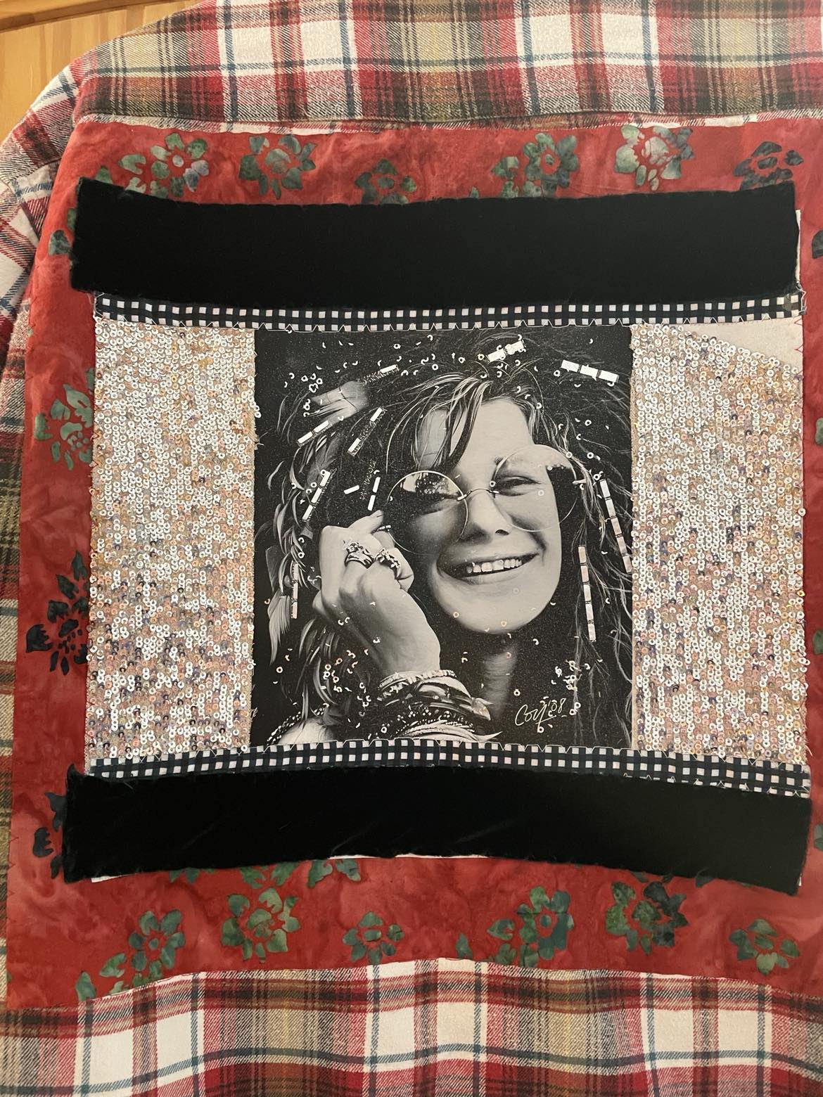 Glitter & Grit – Janis Joplin Wild Soul Flannel