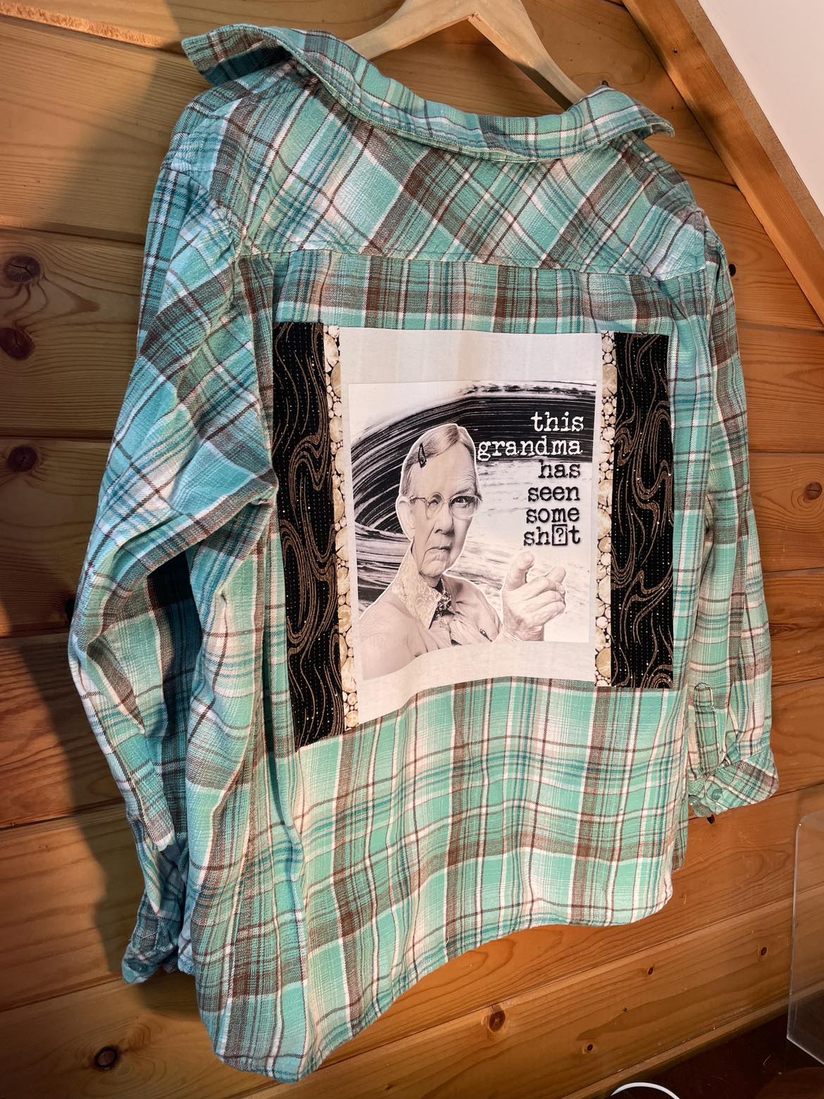 This Grandma Has Seen Some Sh*t” – Mint Mayhem Flannel