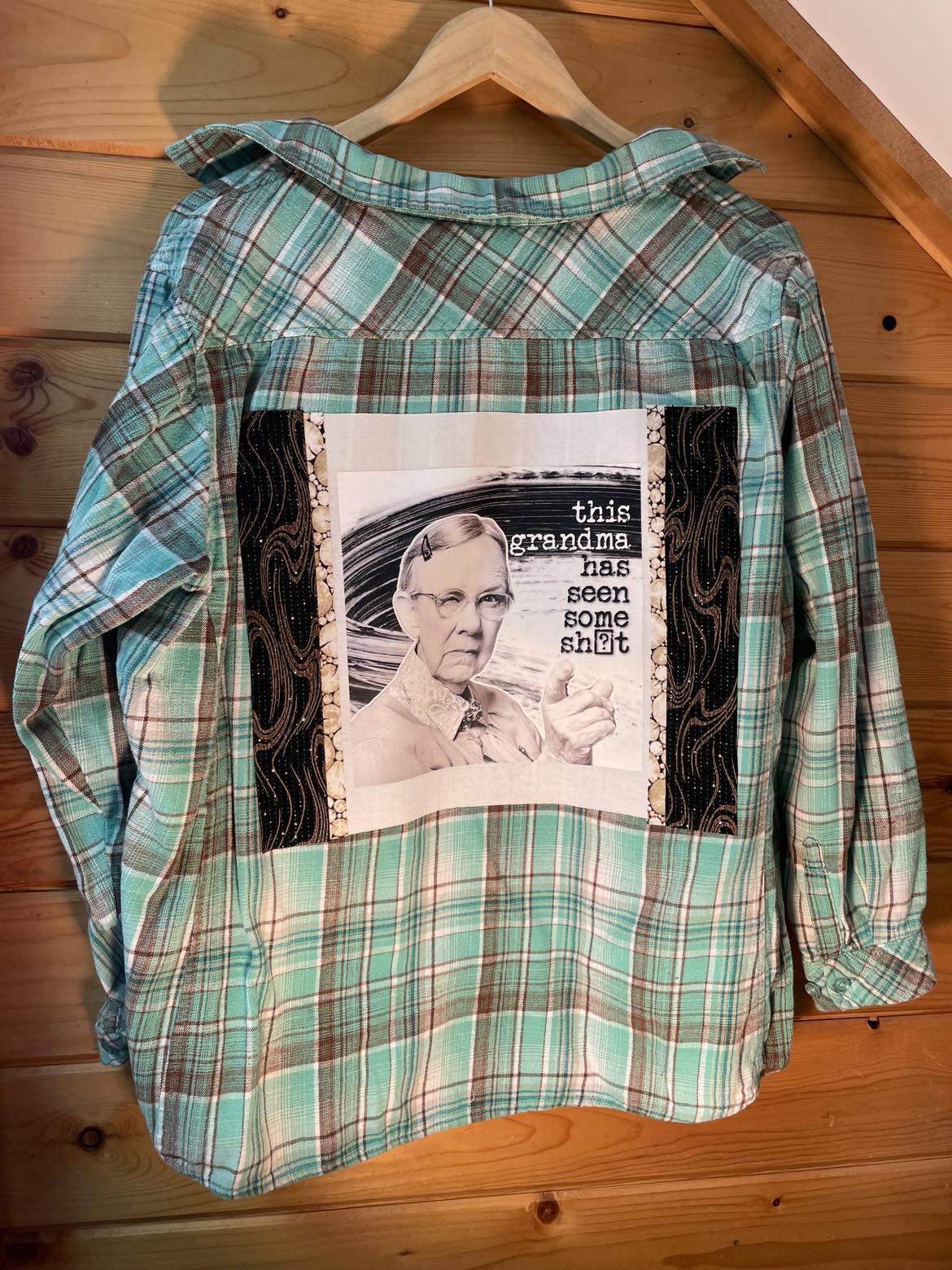 This Grandma Has Seen Some Sh*t” – Mint Mayhem Flannel