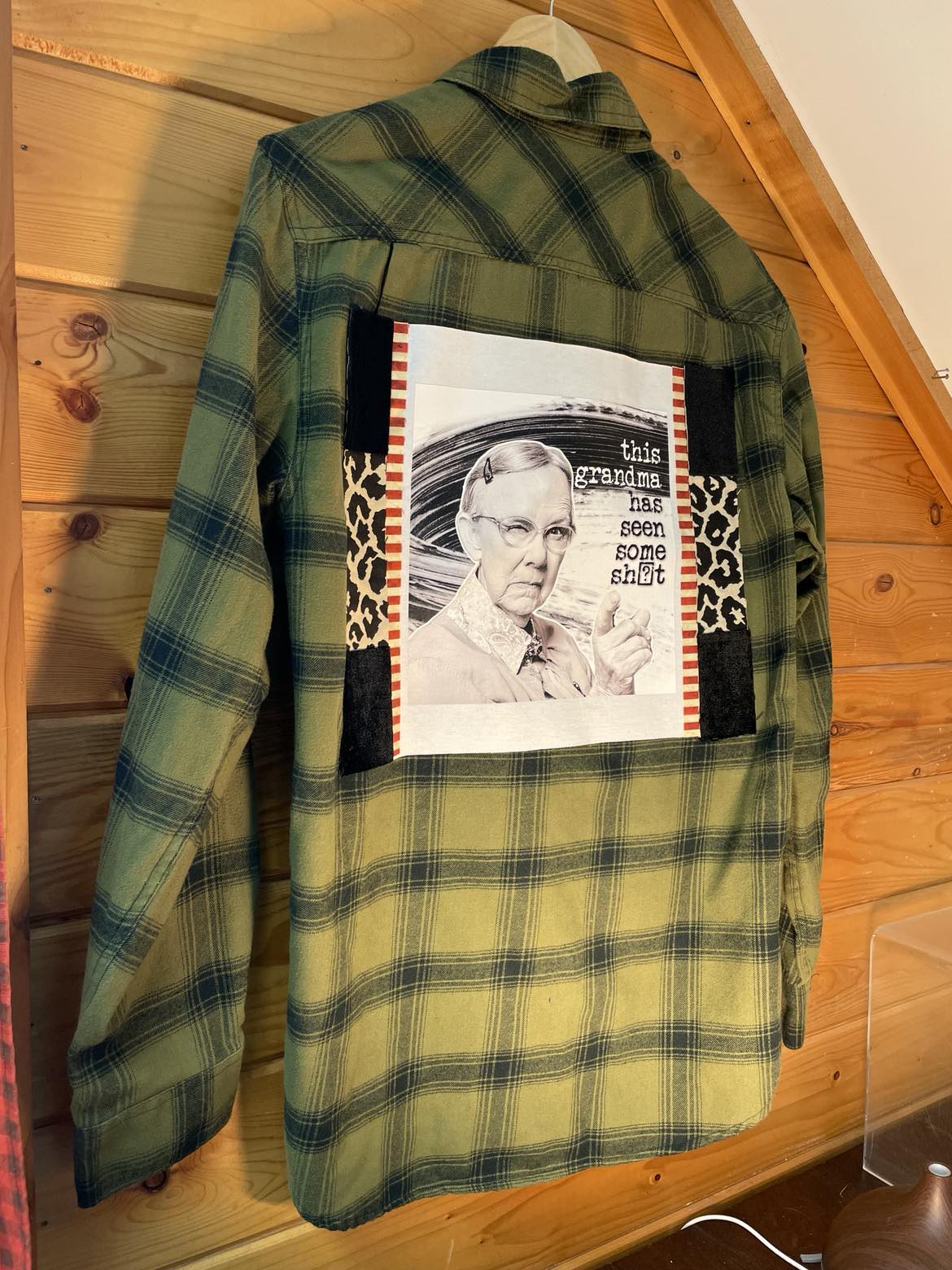 “This Grandma Has Seen Some Sh*t” – Leopard Legacy Flannel