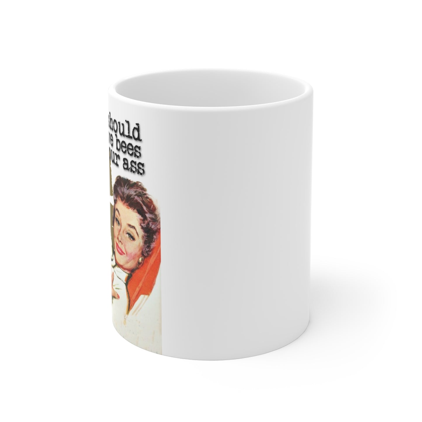 "Someone should BEES" – Fun Coffee Cup for - Gifts Retro Humor Mug –