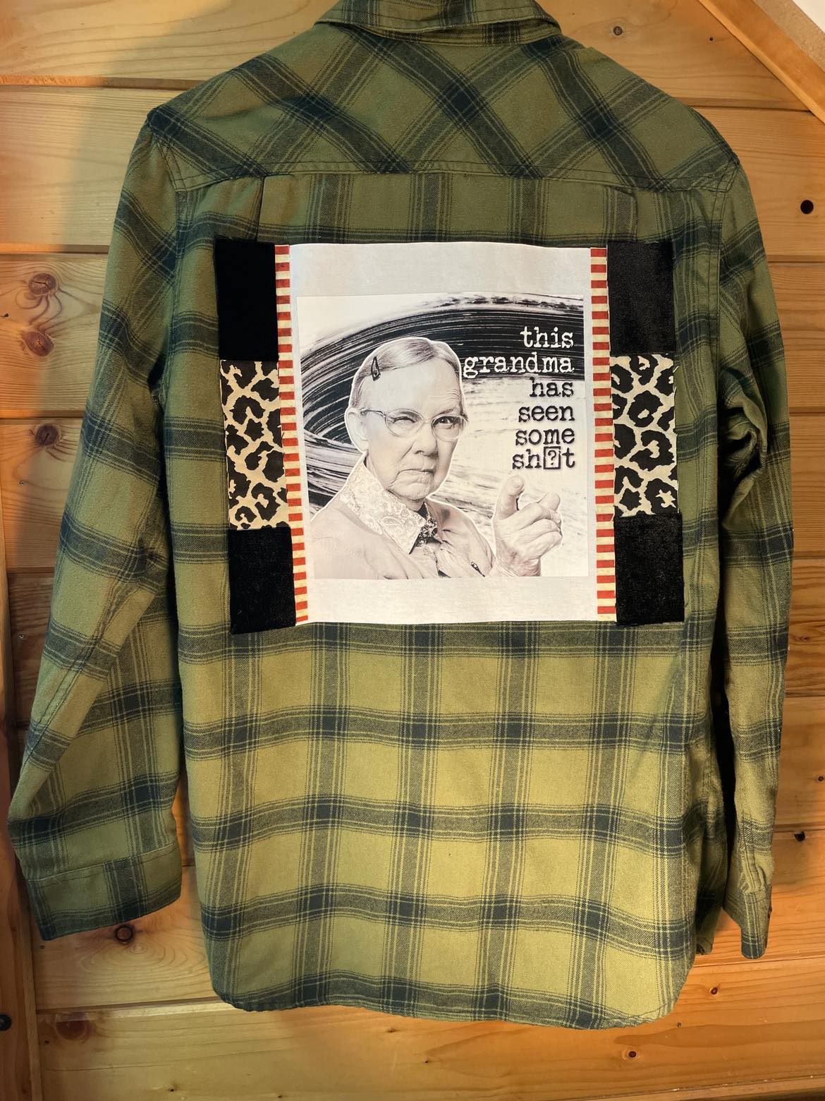 “This Grandma Has Seen Some Sh*t” – Leopard Legacy Flannel