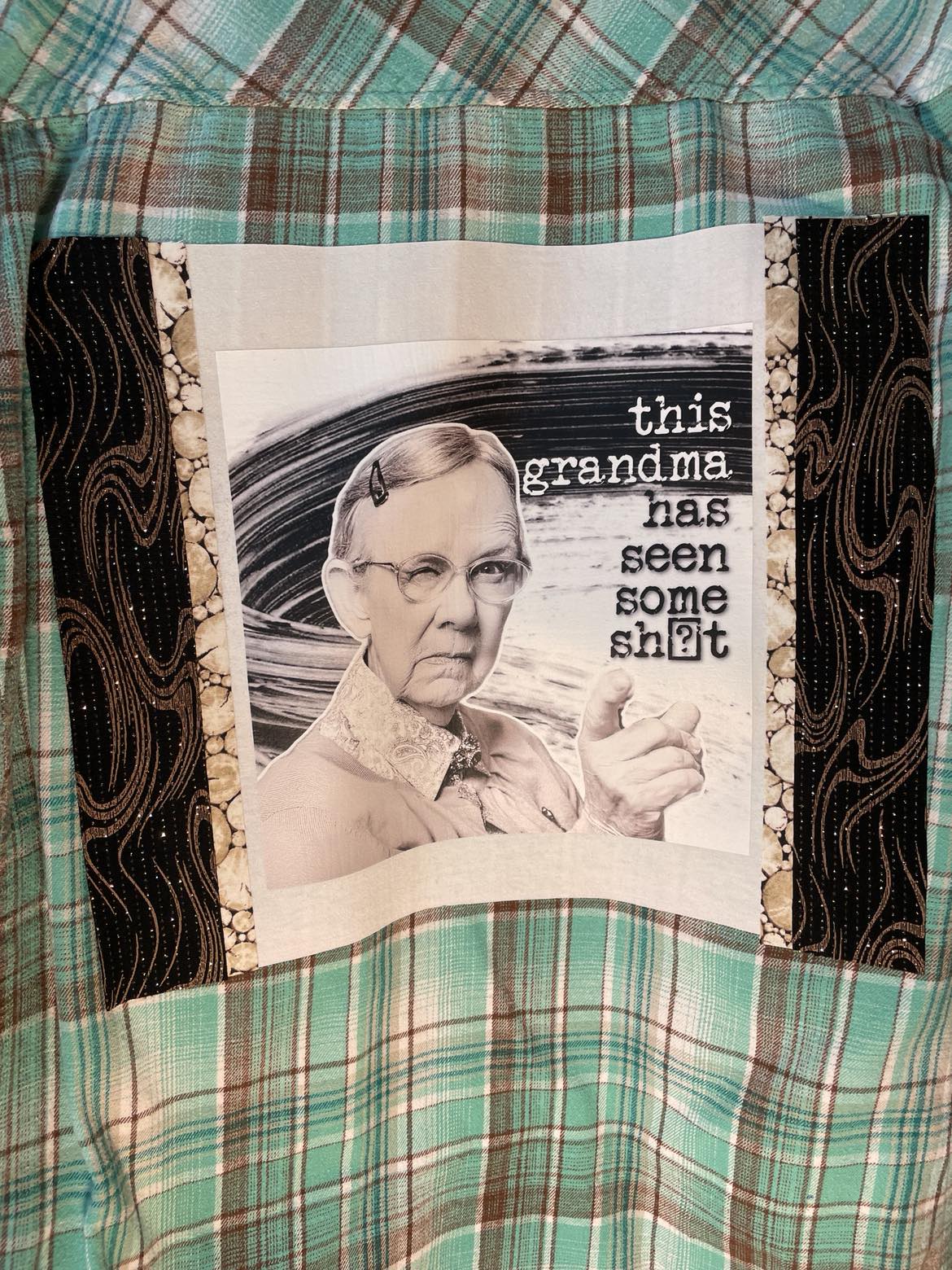 This Grandma Has Seen Some Sh*t” – Mint Mayhem Flannel