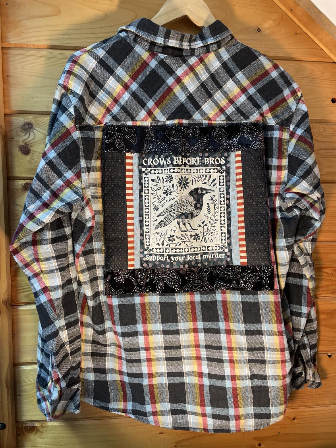 Crows Before Bros – Local Murder Support Squad Flannel