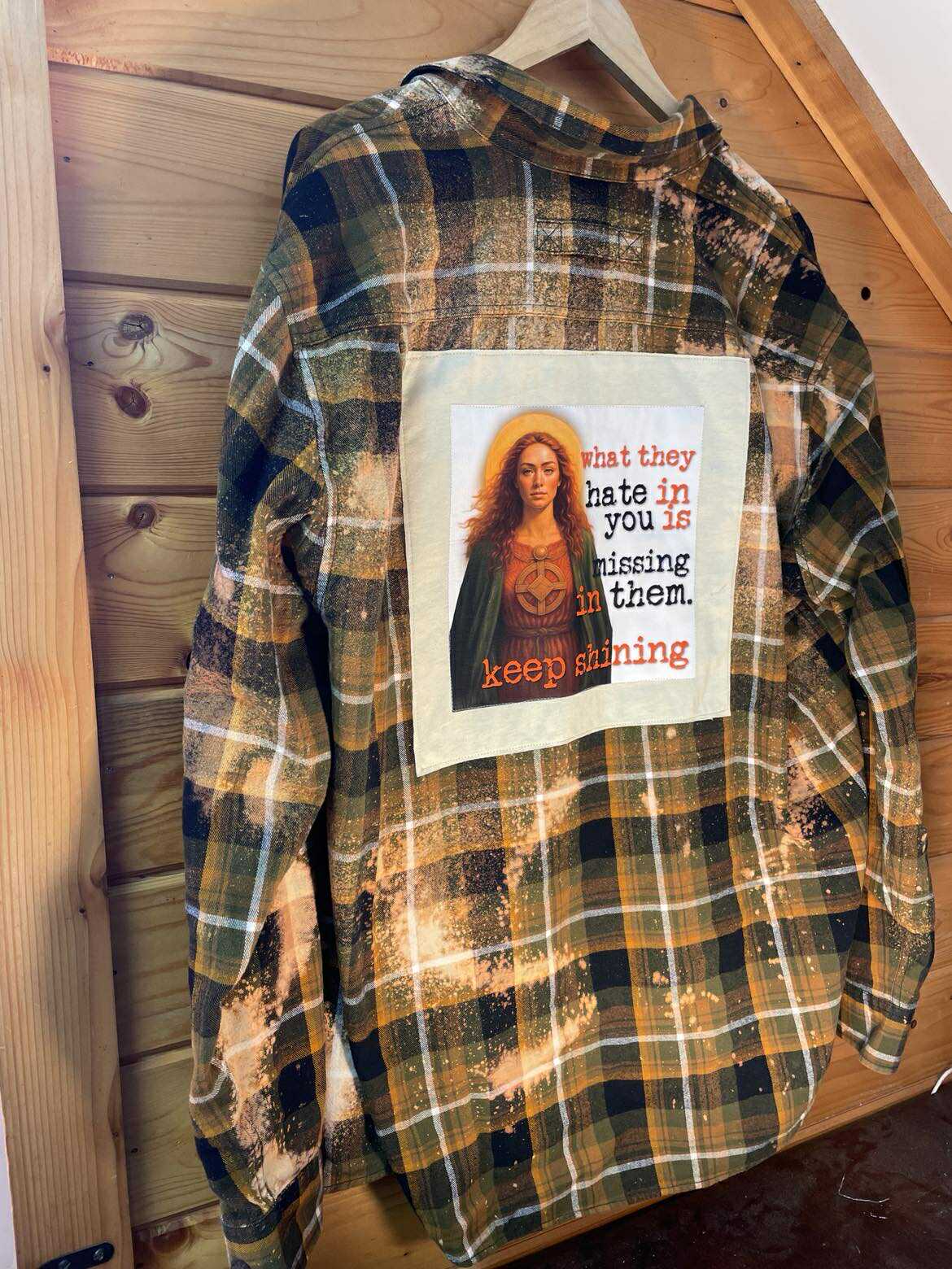 Keep Shining Saint Flannel