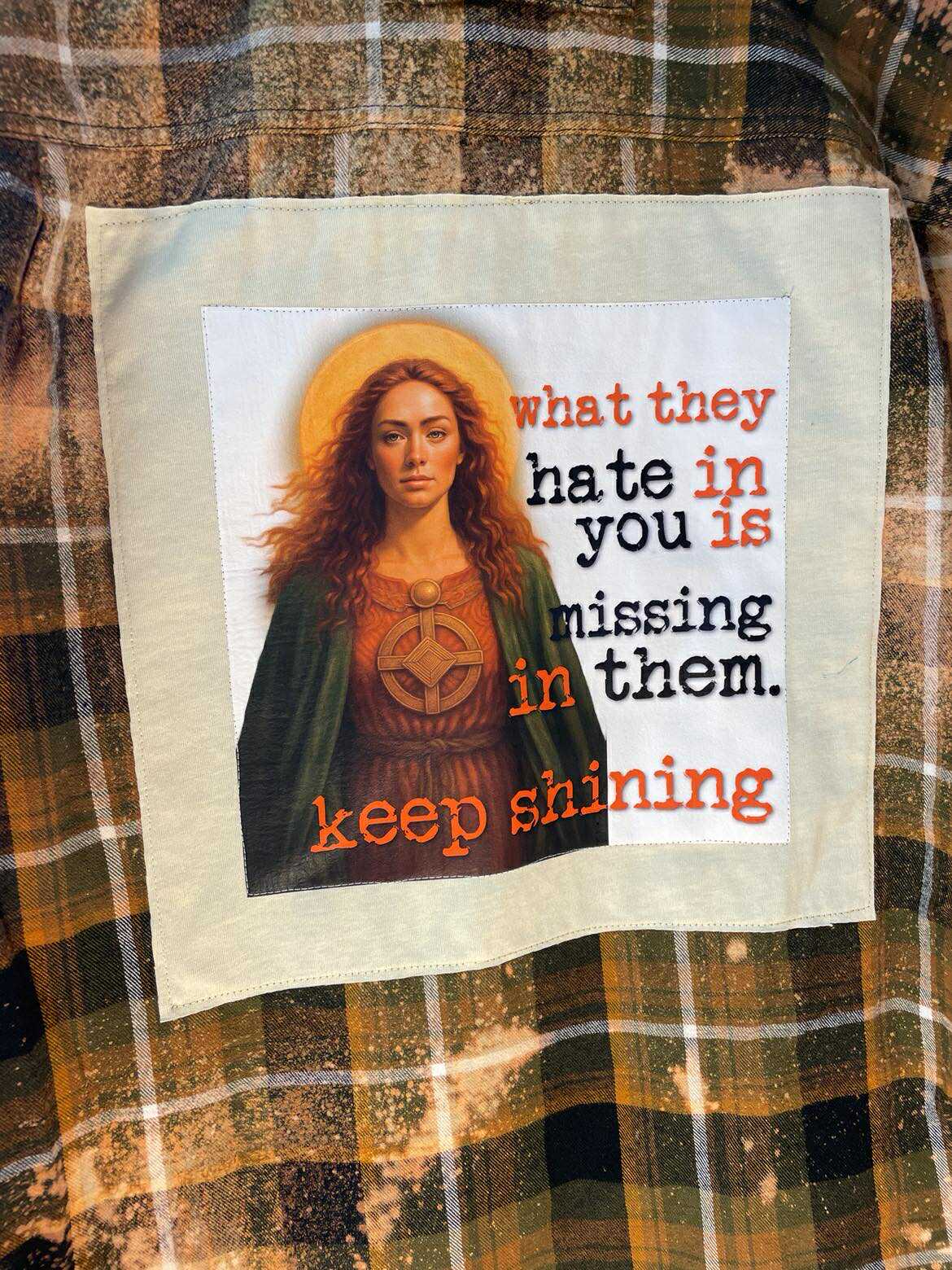 Keep Shining Saint Flannel