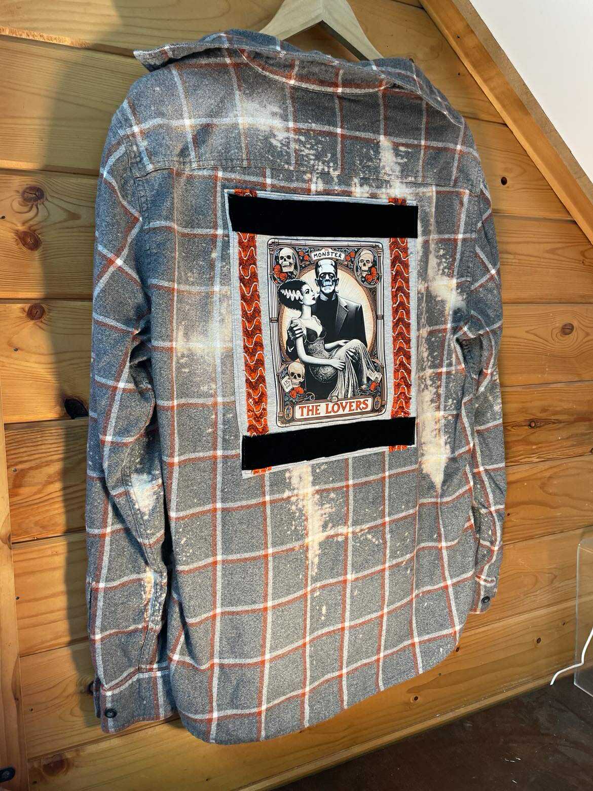 ‘Monster Lovers’ Flannel – Grey &amp; Ember Edition (Copy)