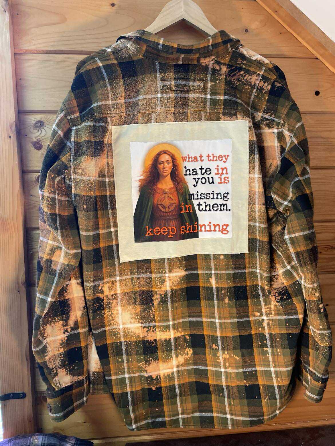 Keep Shining Saint Flannel