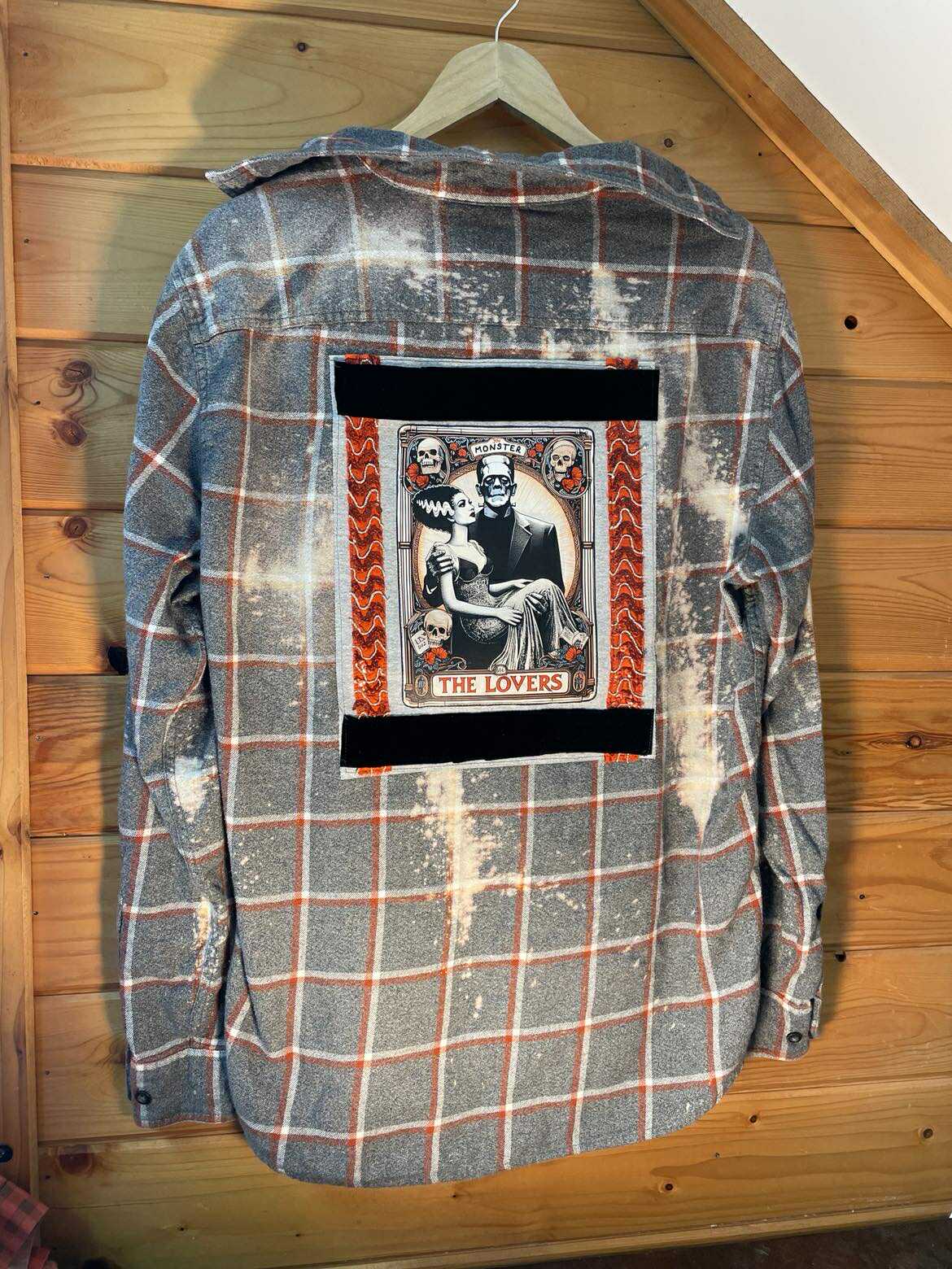 ‘Monster Lovers’ Flannel – Grey &amp; Ember Edition (Copy)