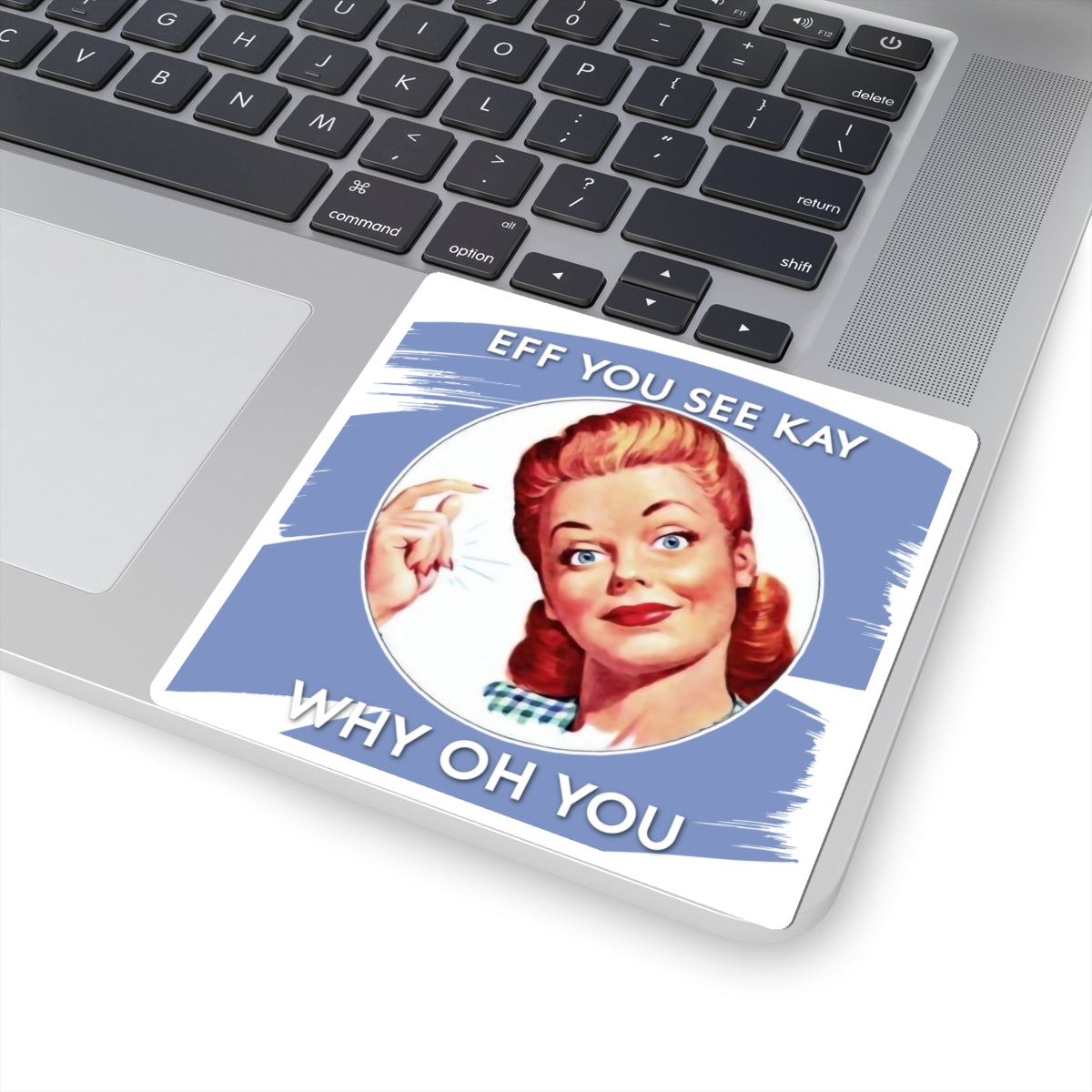 'Eff You See Kay, Why Oh You' - Vintage Vibe Kiss-Cut Stickers