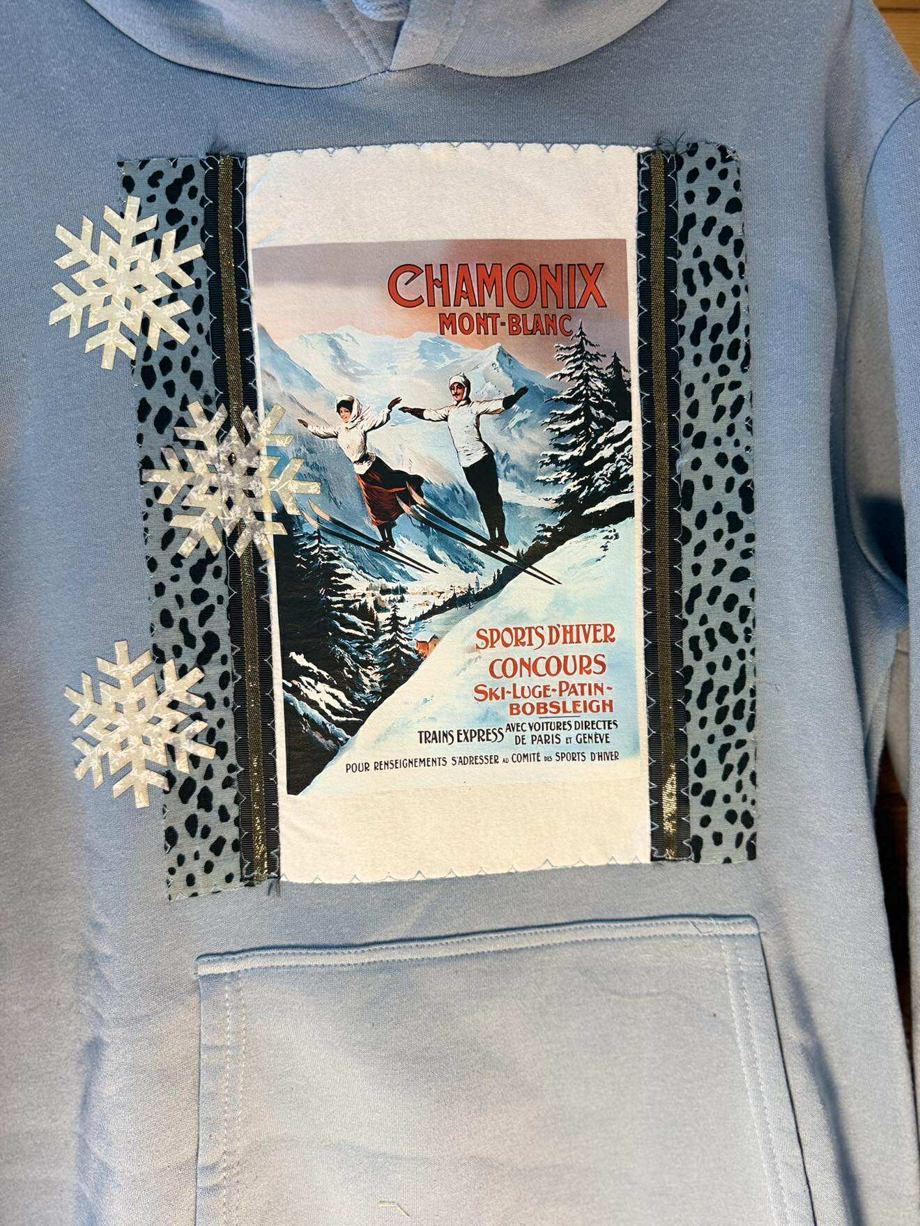 Chamonix Snowfall Hoodie Dress