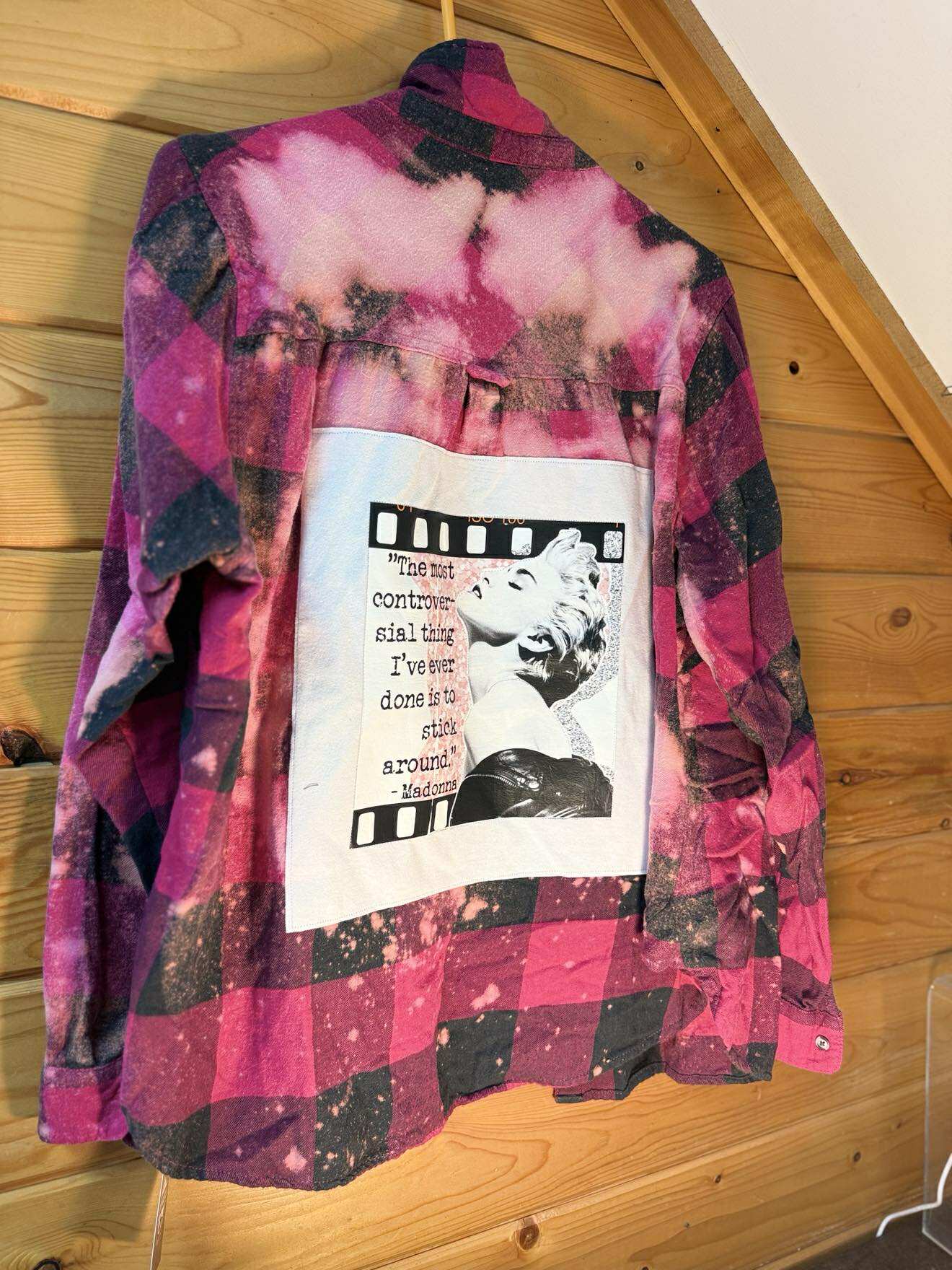 Madonna “Stick Around” Flannel