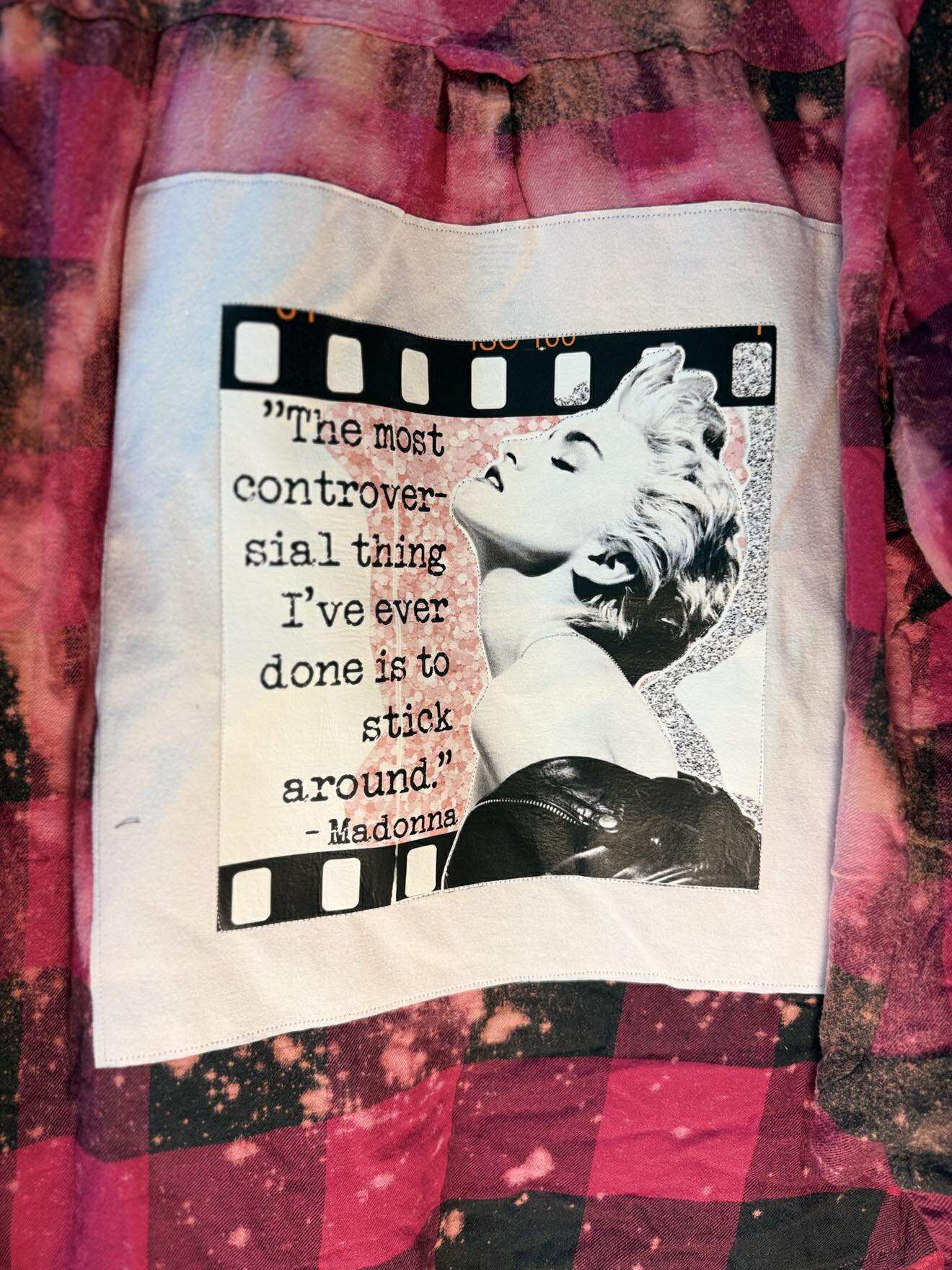 Madonna “Stick Around” Flannel