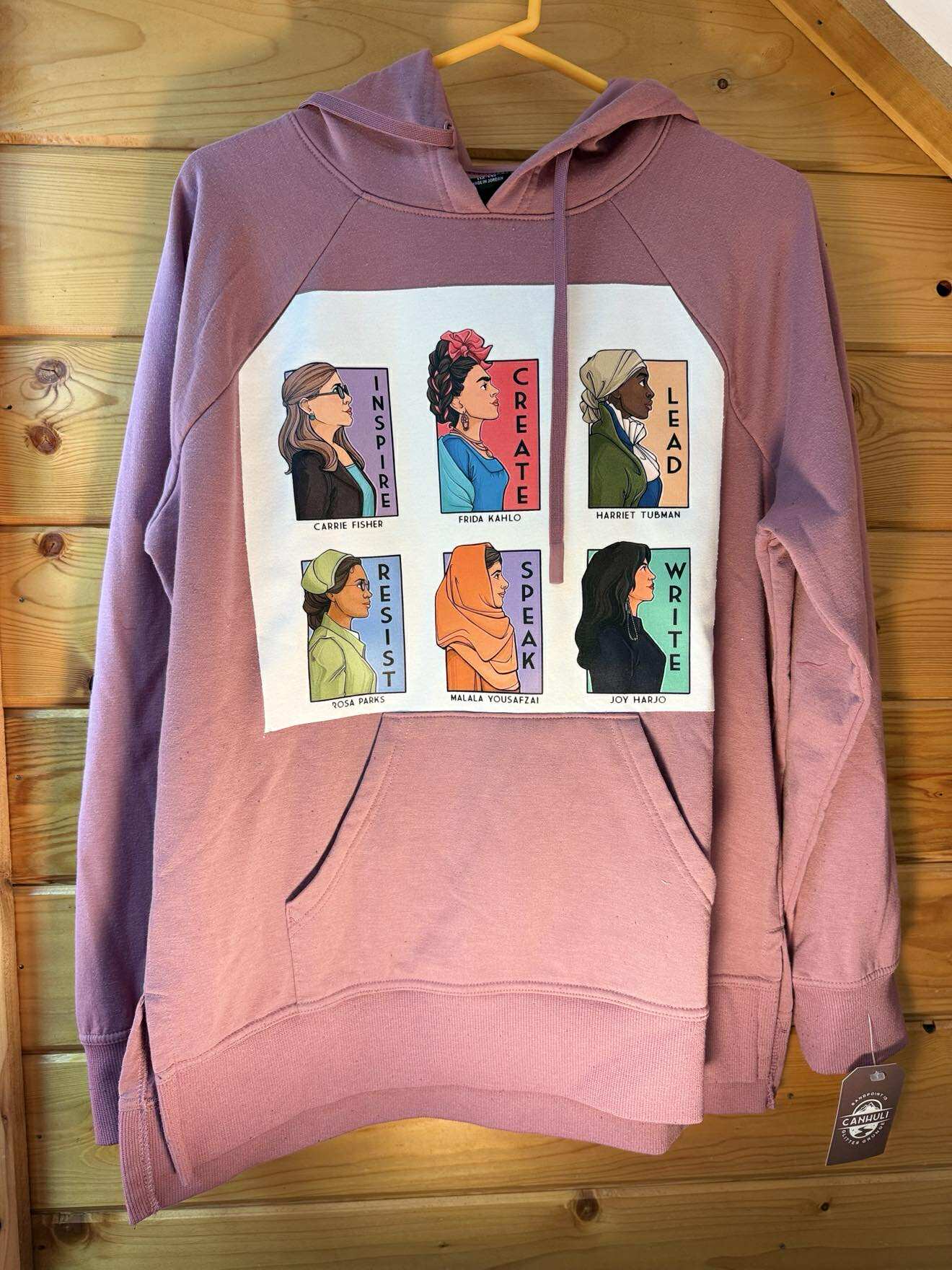 Inspire. Create. Lead. Resist. Speak. Write.  Hoodie