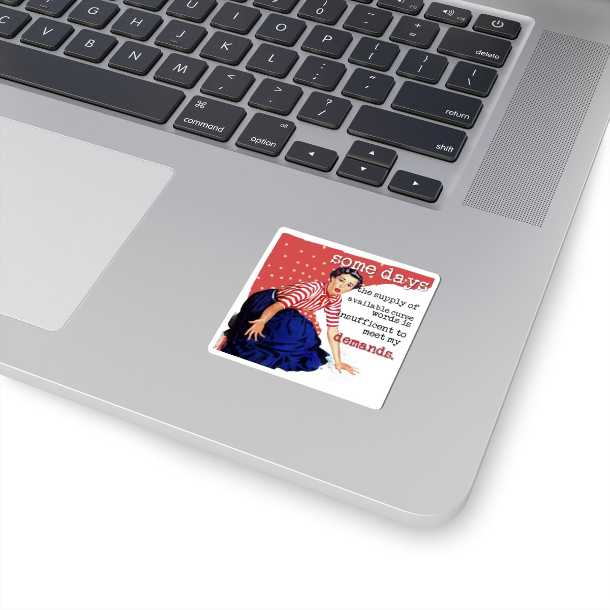 'SOME days the supply' - Vintage Vibe Kiss-Cut Stickers