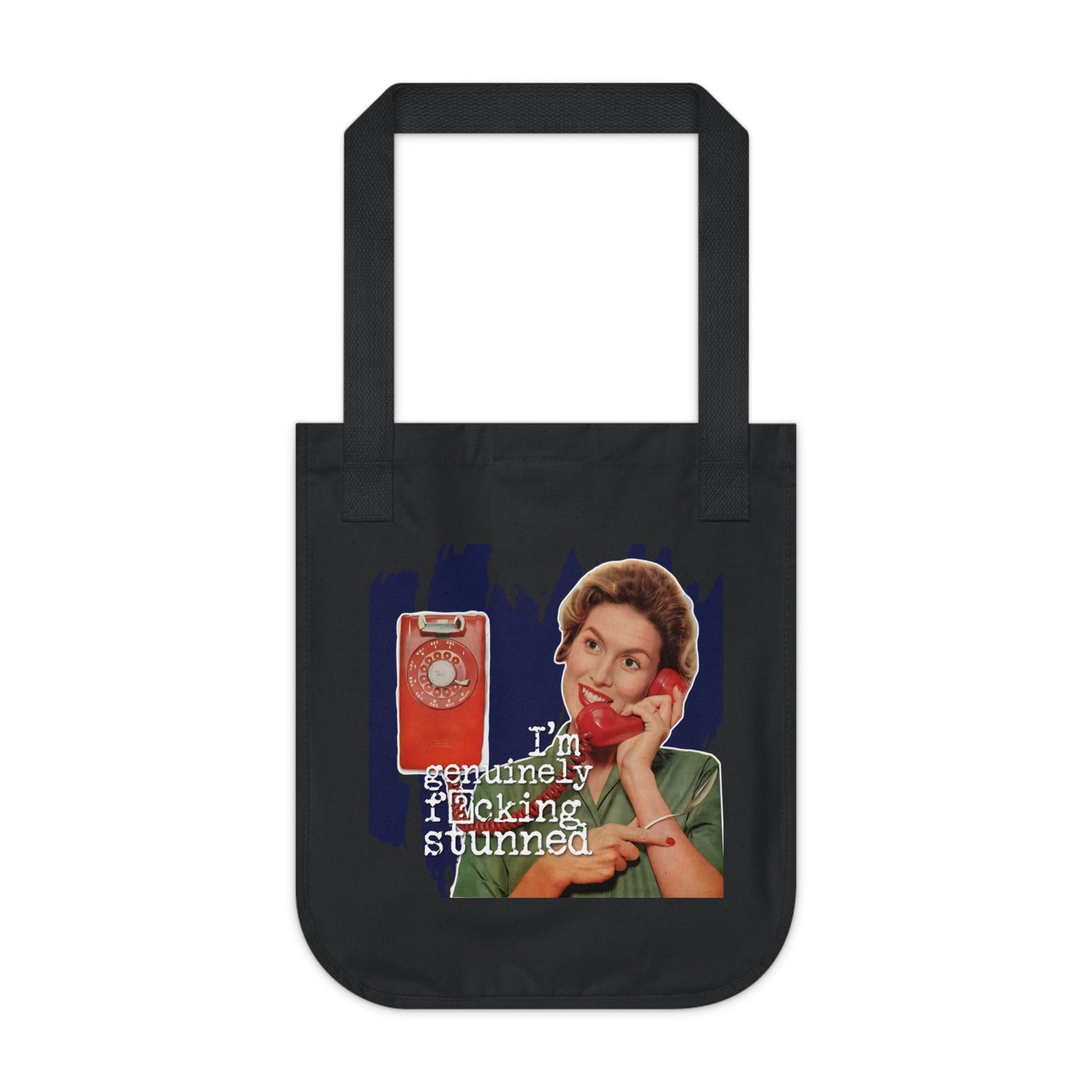 'GENUINELY stunned' - Vintage-Inspired Organic Canvas Tote Bag