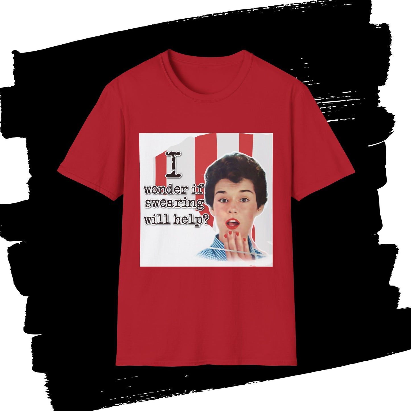 "I wonder if swearing will help?" - Retro Humor T-Shirt