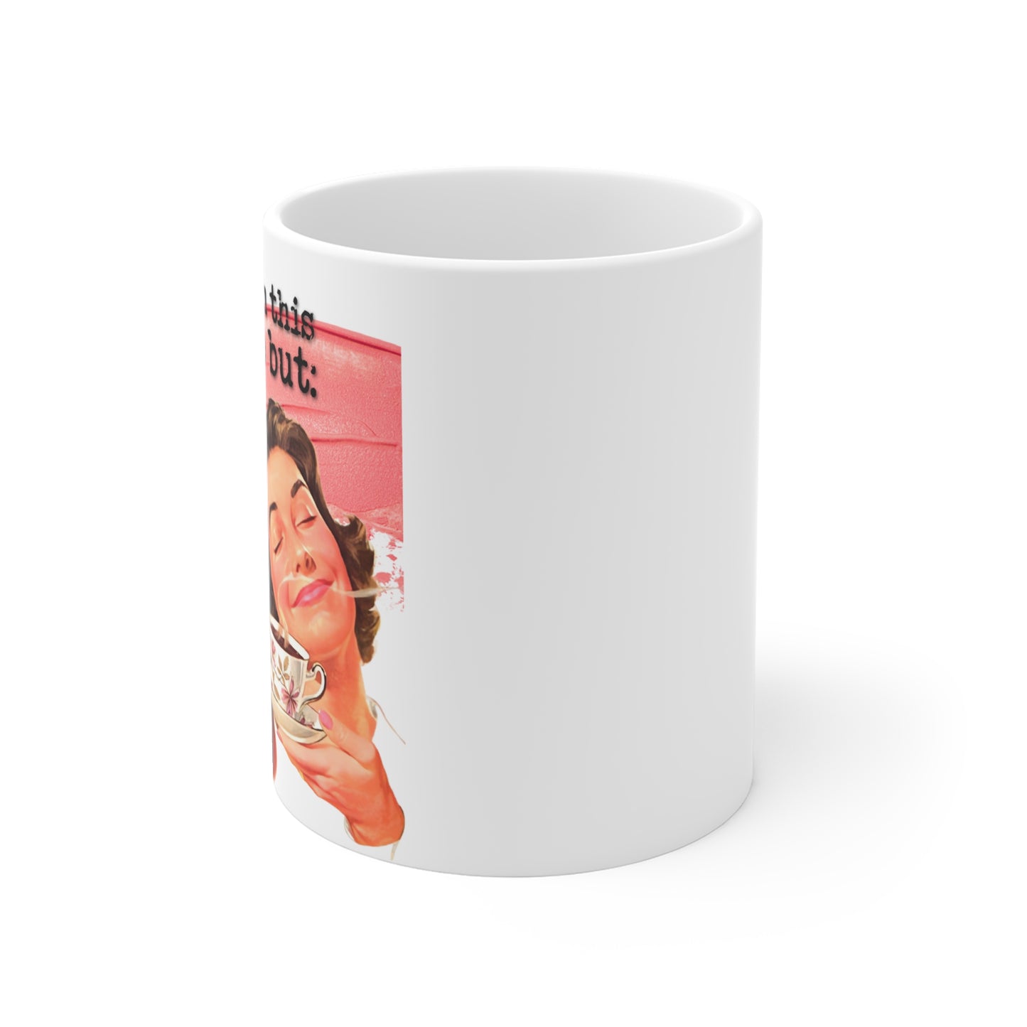 "the CUP matters" - Retro Humor Mug – Fun Coffee Cup for Gifts
