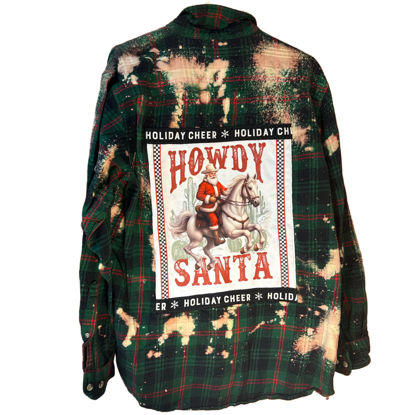 Howdy Santa Flannel