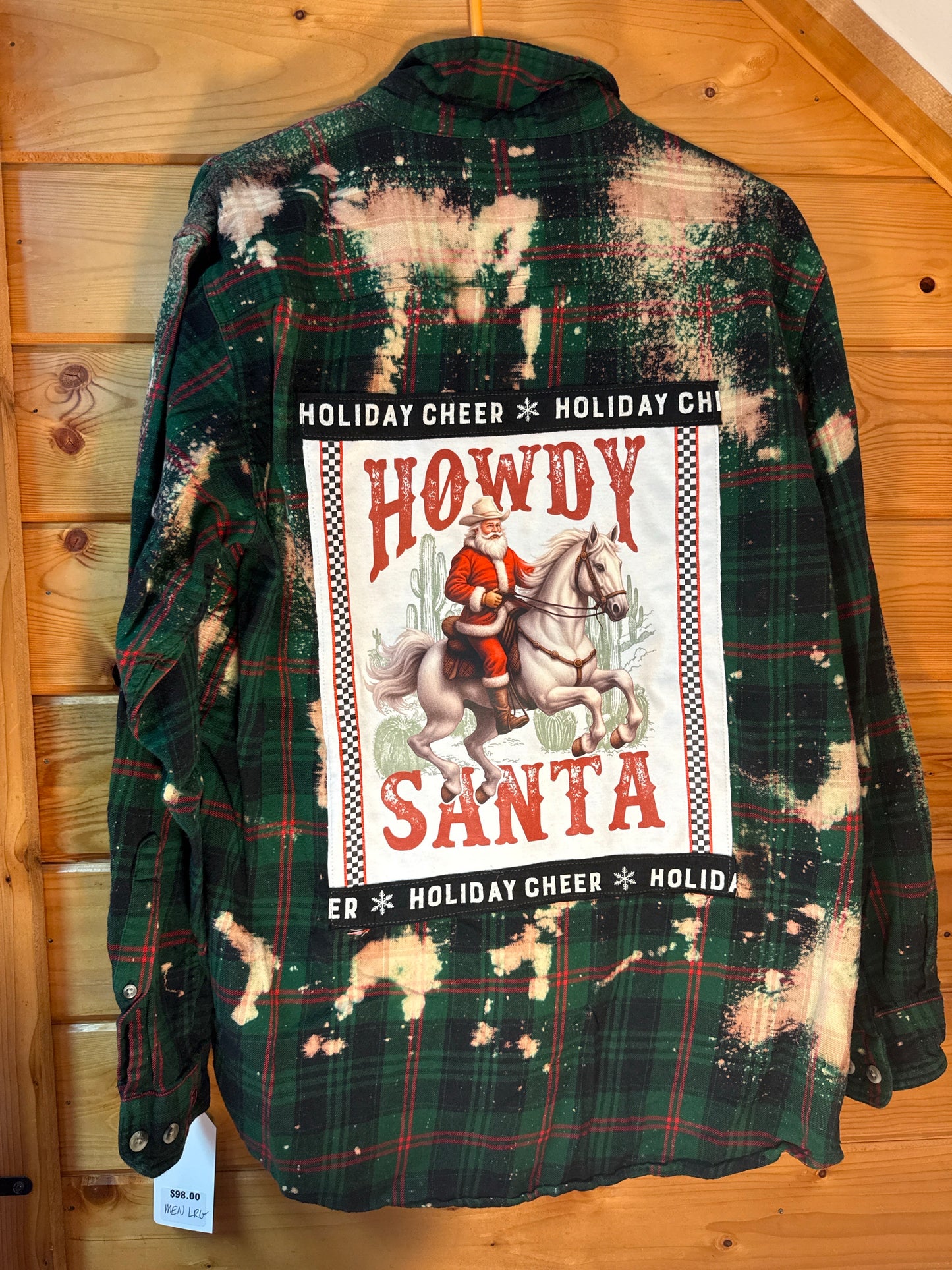 Howdy Santa Flannel