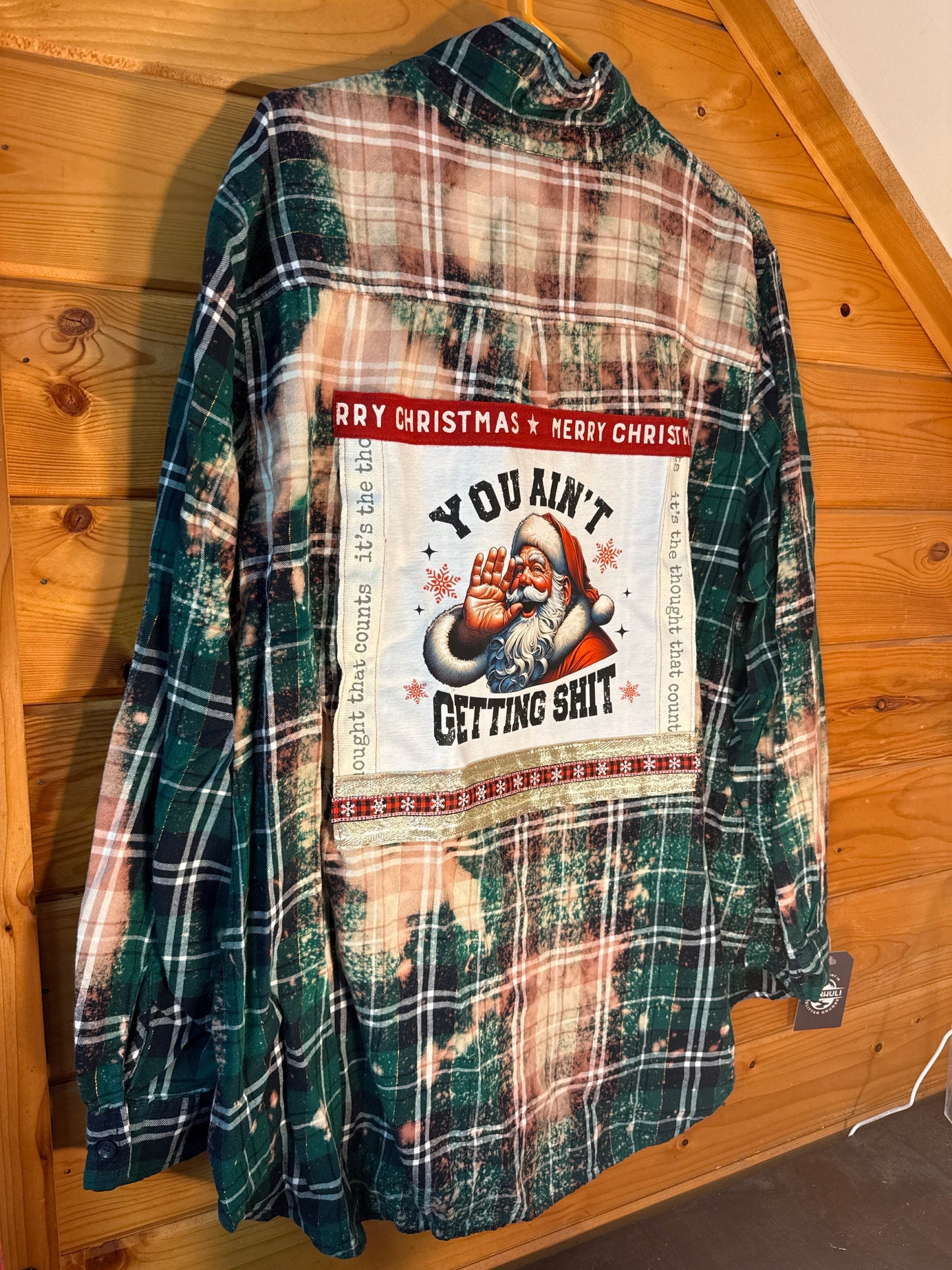 You Ain’t Getting Sh*t (Green Plaid Edition) Flannel