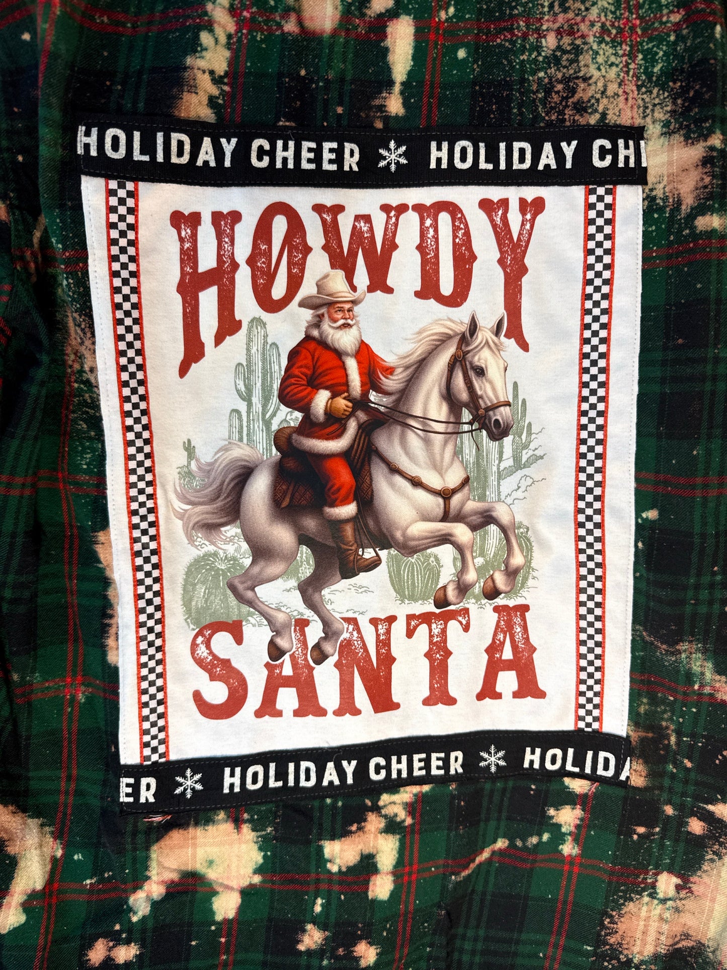 Howdy Santa Flannel