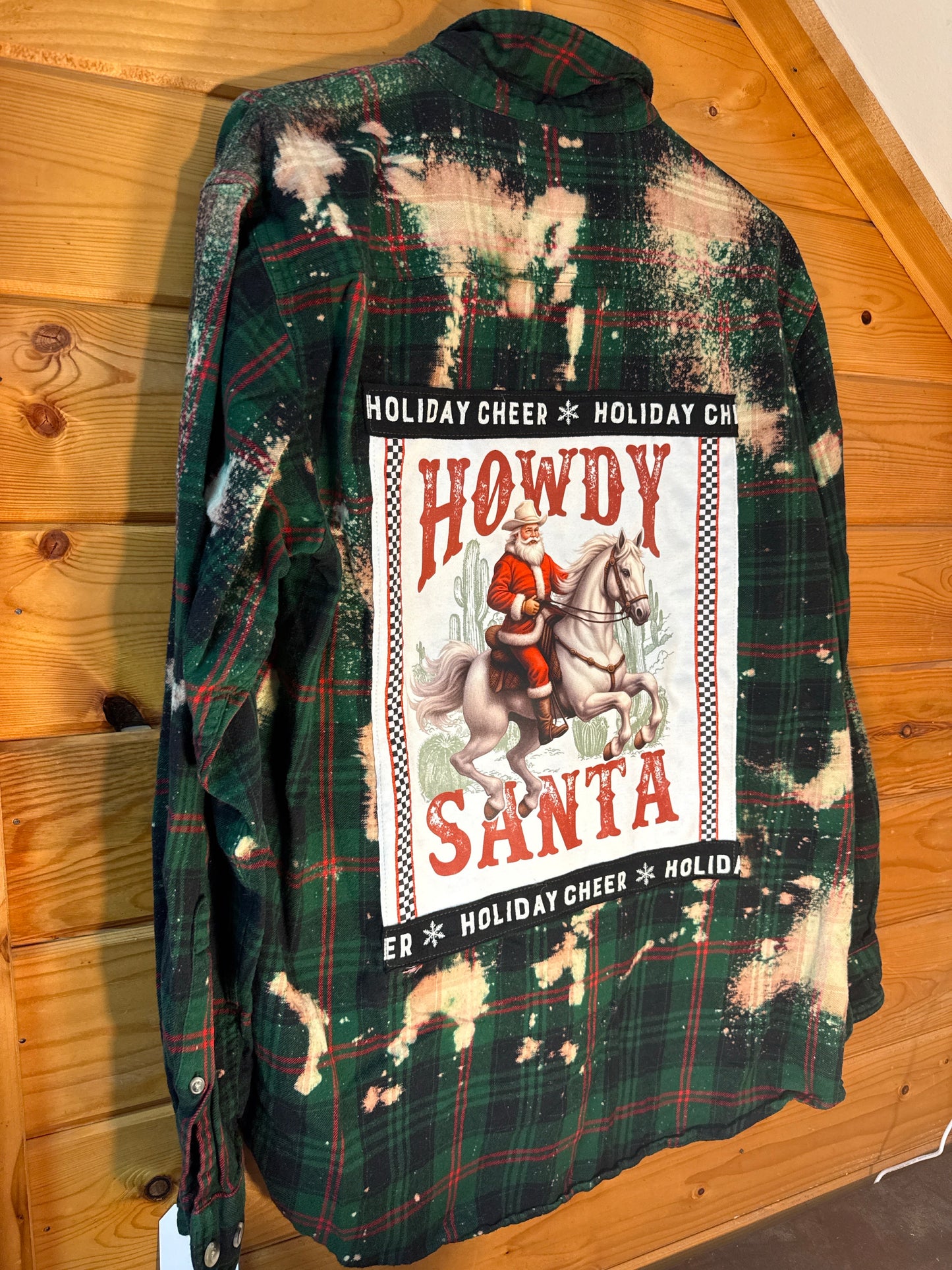 Howdy Santa Flannel