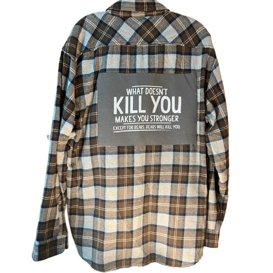 Bearly Surviving – Flannel for the Cautiously Brave
