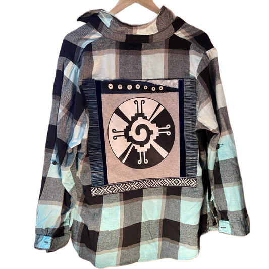 Sacred Spiral ‘Blue Smoke’ Flannel