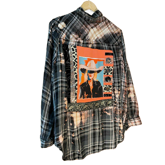 Cowgirl ‘Painted West’ Flannel