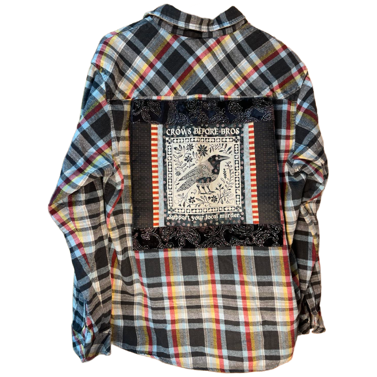 Crows Before Bros – Local Murder Support Squad Flannel