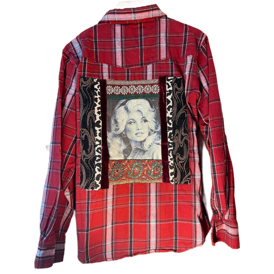 Dolly on the frontlines of fashion.