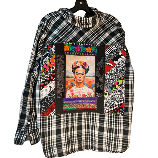 Frida in Bloom – Rebel Heart Flannel
