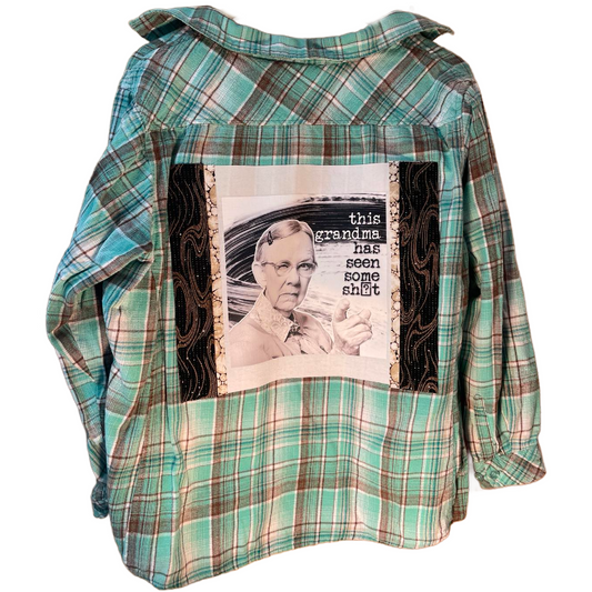 This Grandma Has Seen Some Sh*t” – Mint Mayhem Flannel
