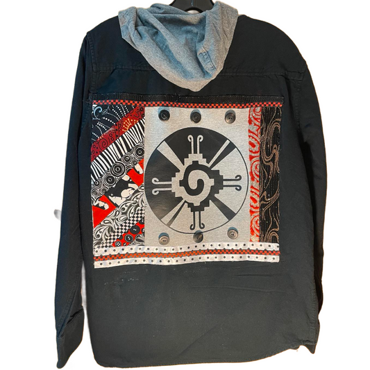 Hunab Ku – Sacred Geometry Street Flannel